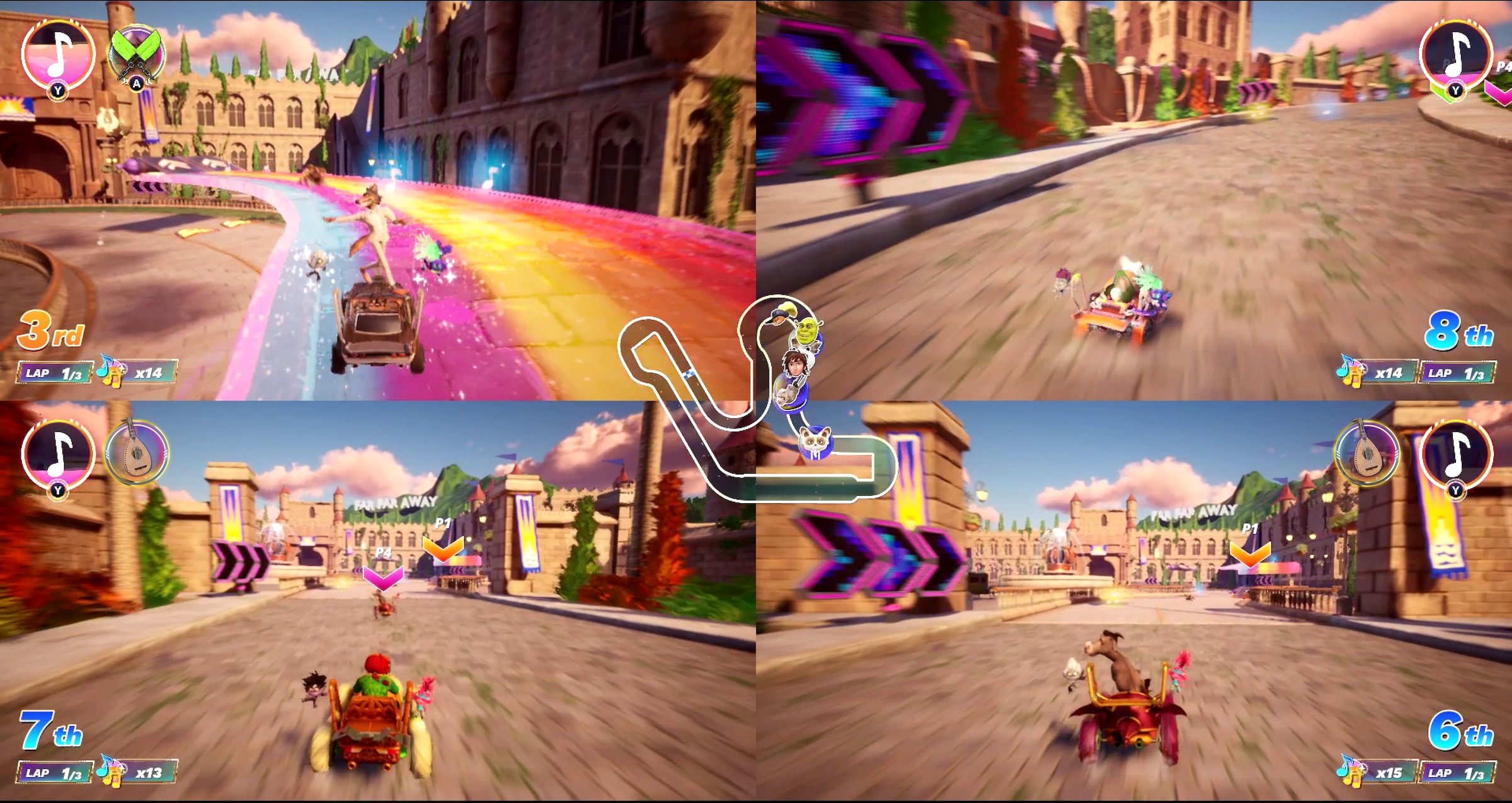 GameMill entertainment Spielesoftware »Dreamworks All-Star KartRacing (CIB) [Switch]« Nintendo Switch