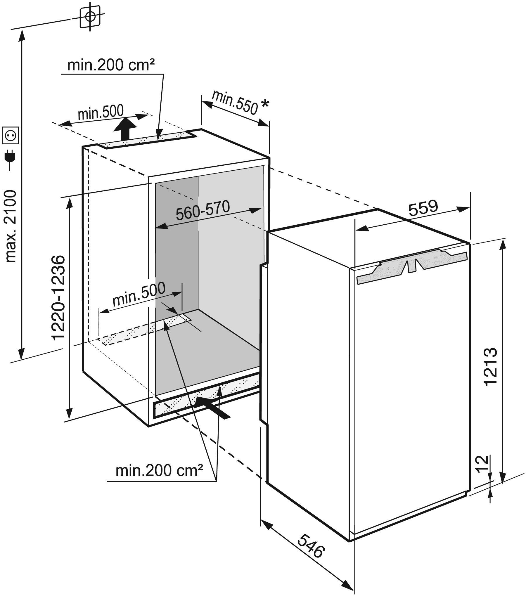 Liebherr Einbaukühlschrank »IRBAd 4170_991637051«, 4 Jahre Garantie inklusive