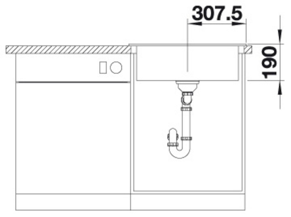 Blanco Küchenspüle »PALONA 6« 1 Stk. tlg. erhältlich in mehreren Farben
