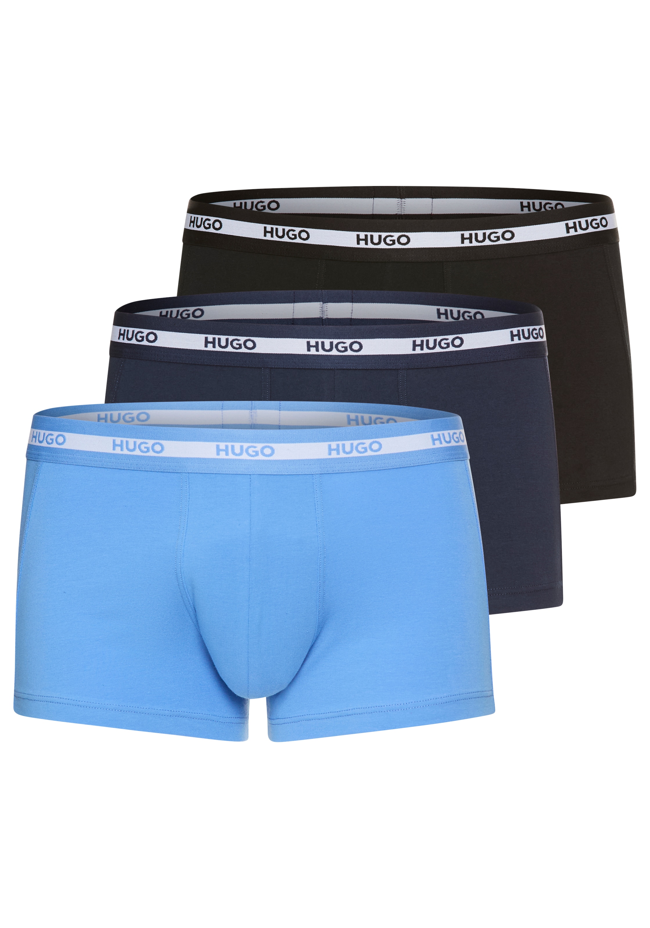 HUGO Underwear Trunk "TRIPLET" Packung, Im Dreierpack, 3 Stk. mit Logoschri günstig online kaufen