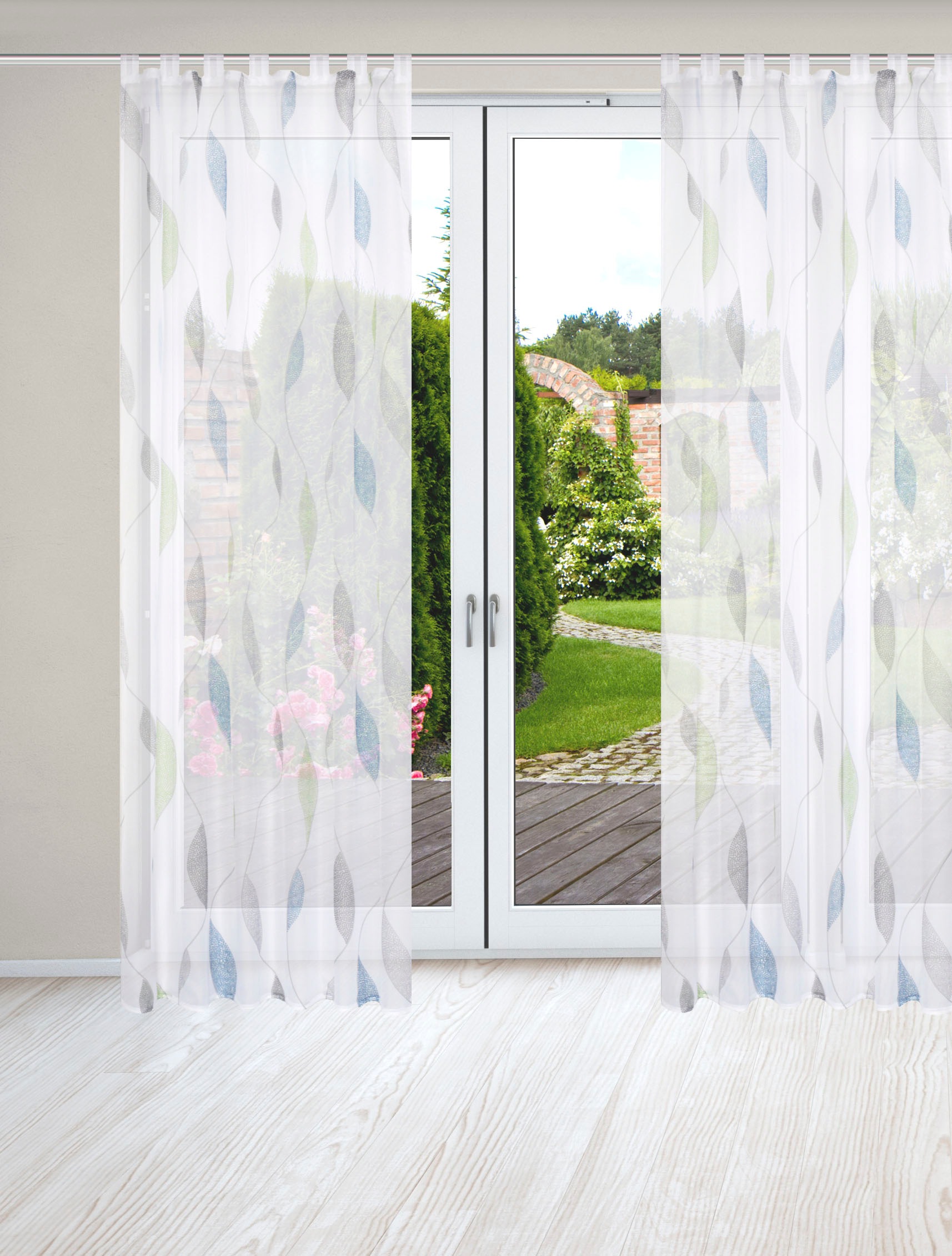 HOME WOHNIDEEN Vorhang "PAOLO" Schlaufen 2 Stk. tlg. 2er Pack Schlaufenscha günstig online kaufen