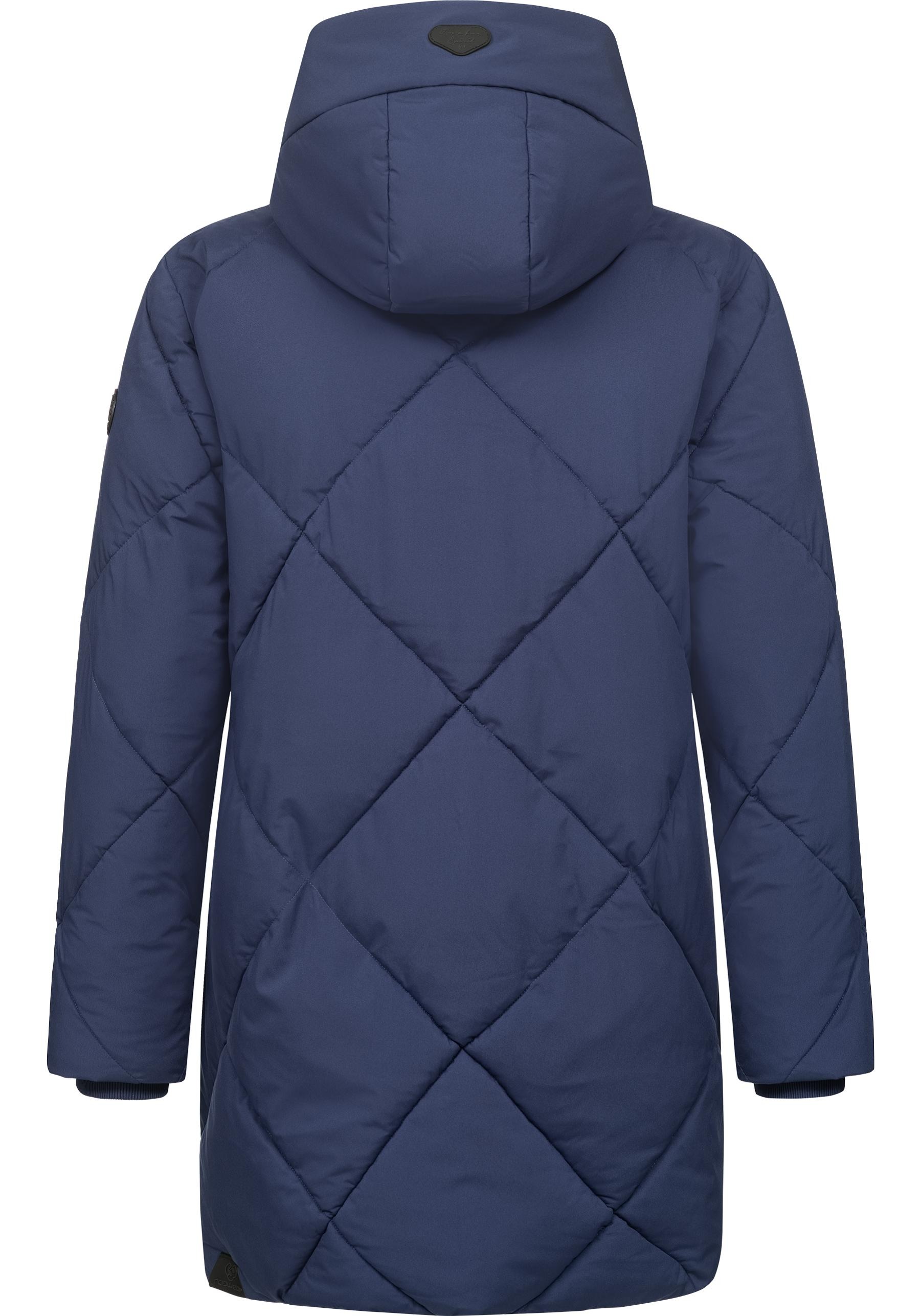 Ragwear Steppmantel »Diamanta«, Wasserdichter Damen Kurzmantel mit Kapuze
