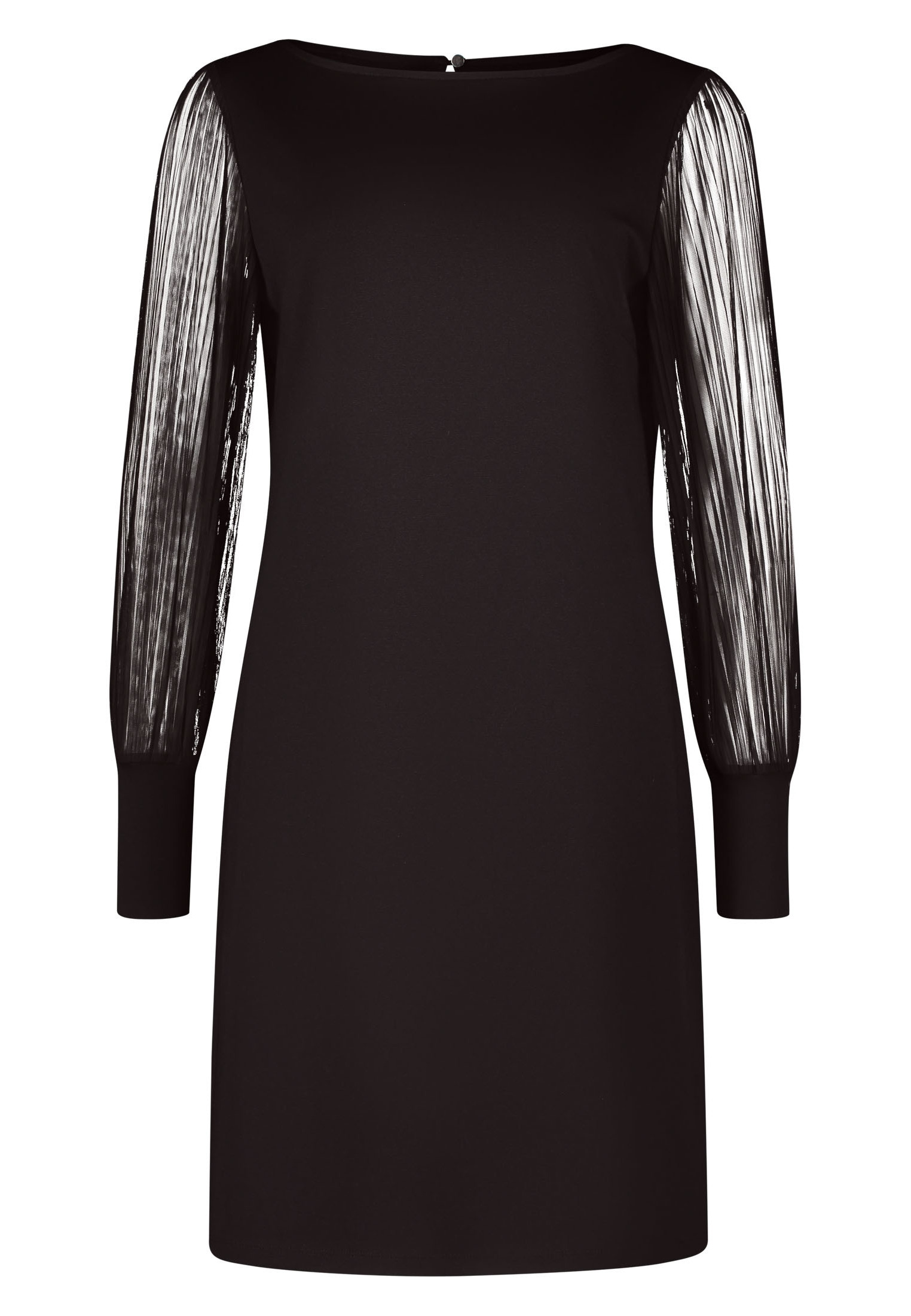 Zero Jerseykleid »zero Jerseykleid mit transparenten Ärmeln«, Plain/ohne Details