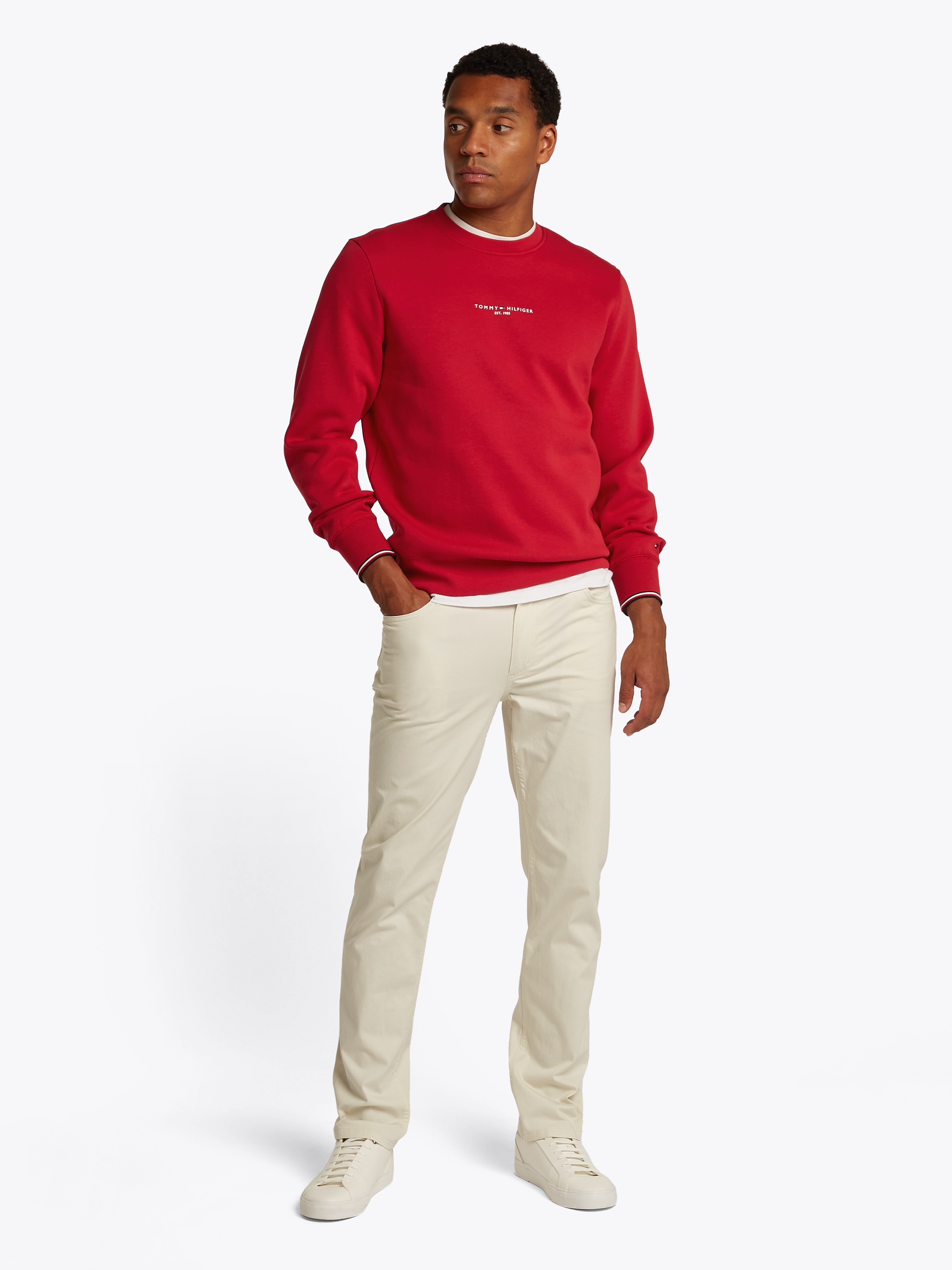 Tommy Hilfiger Sweatshirt »SMALL TOMMY LOGO CREWNECK«
