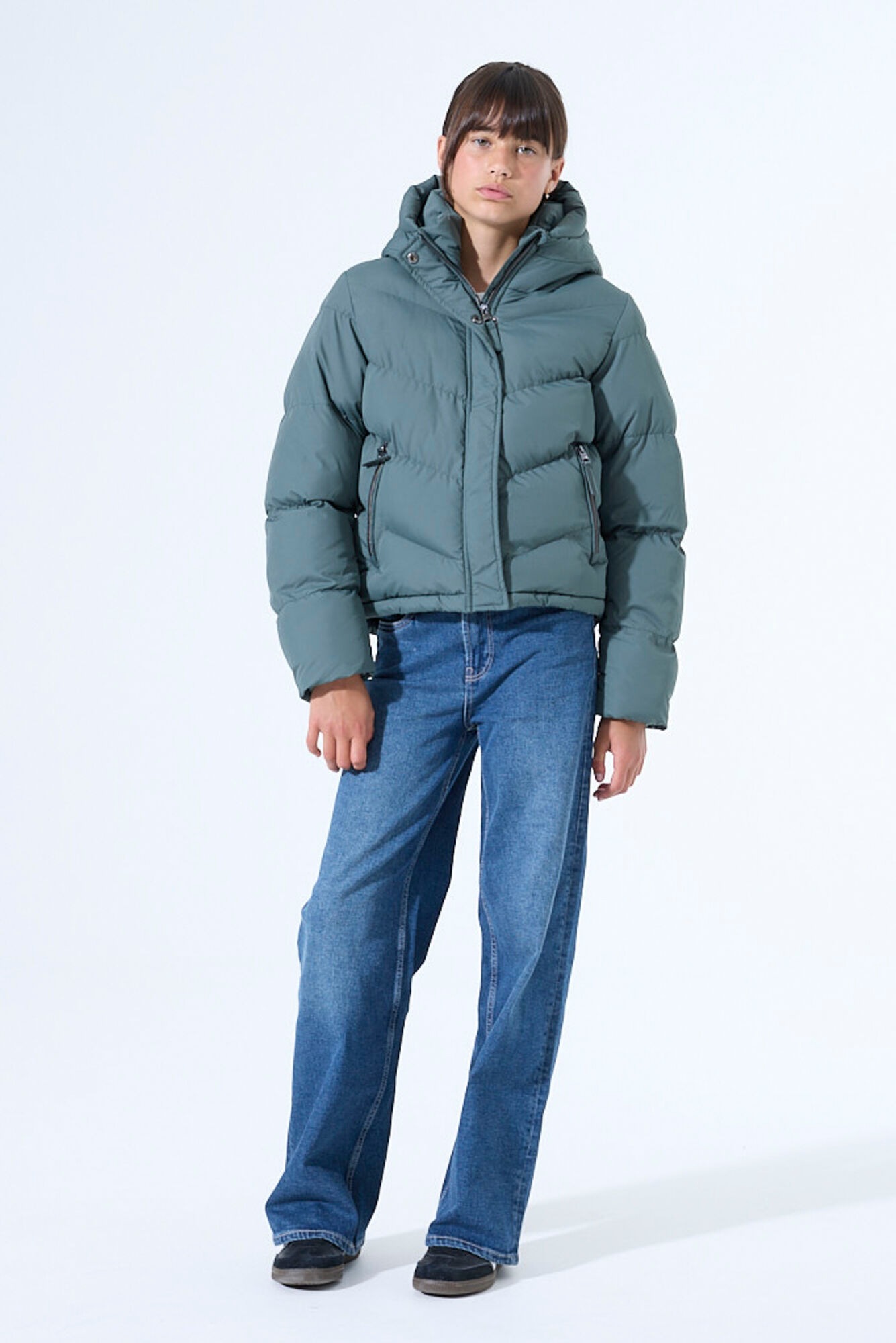 Thumbnail - Garcia Steppjacke mit Kapuze for GIRLS