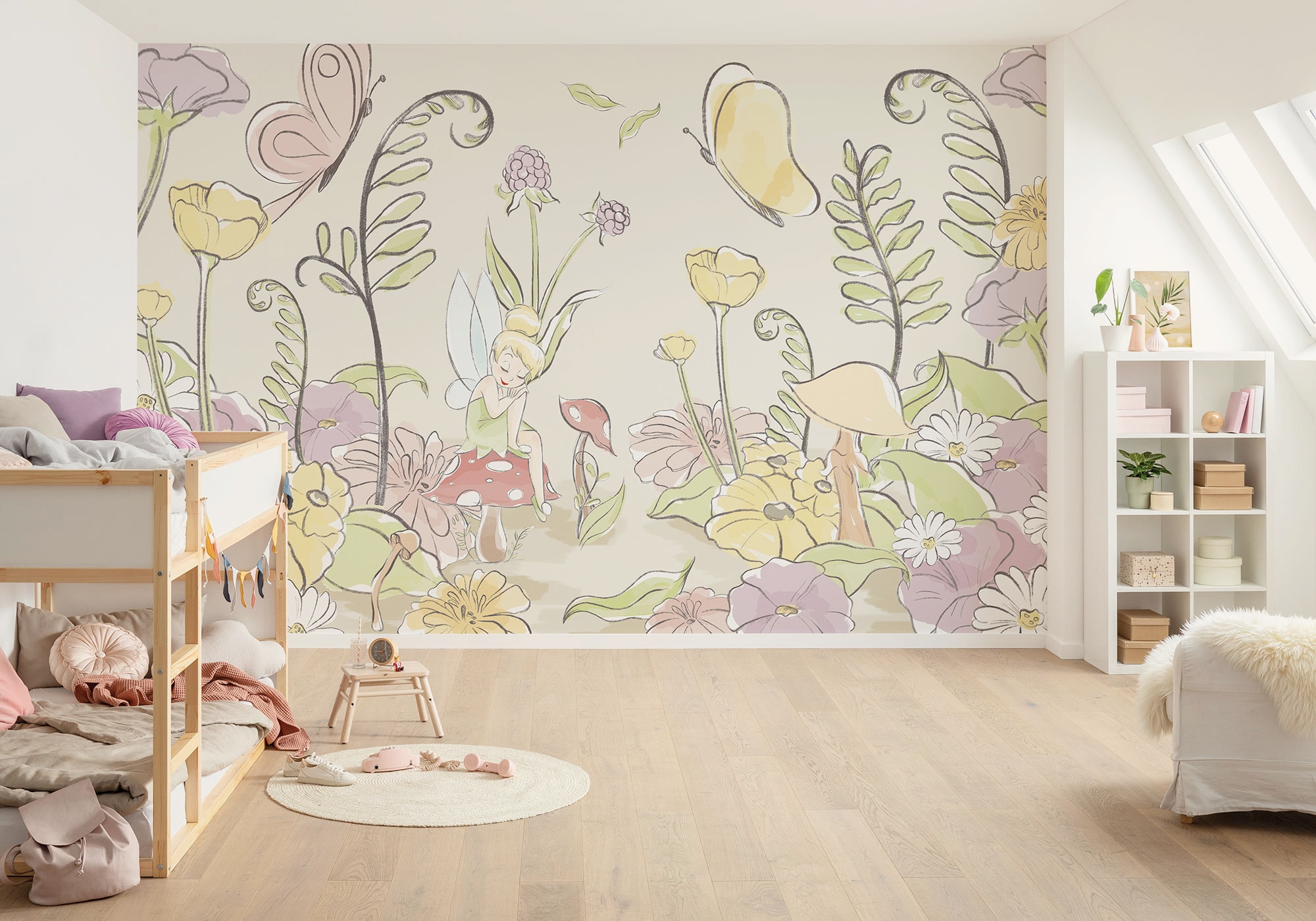 Komar Kindertapete "Disney Tinker Bell Infant" bedruckt glatt