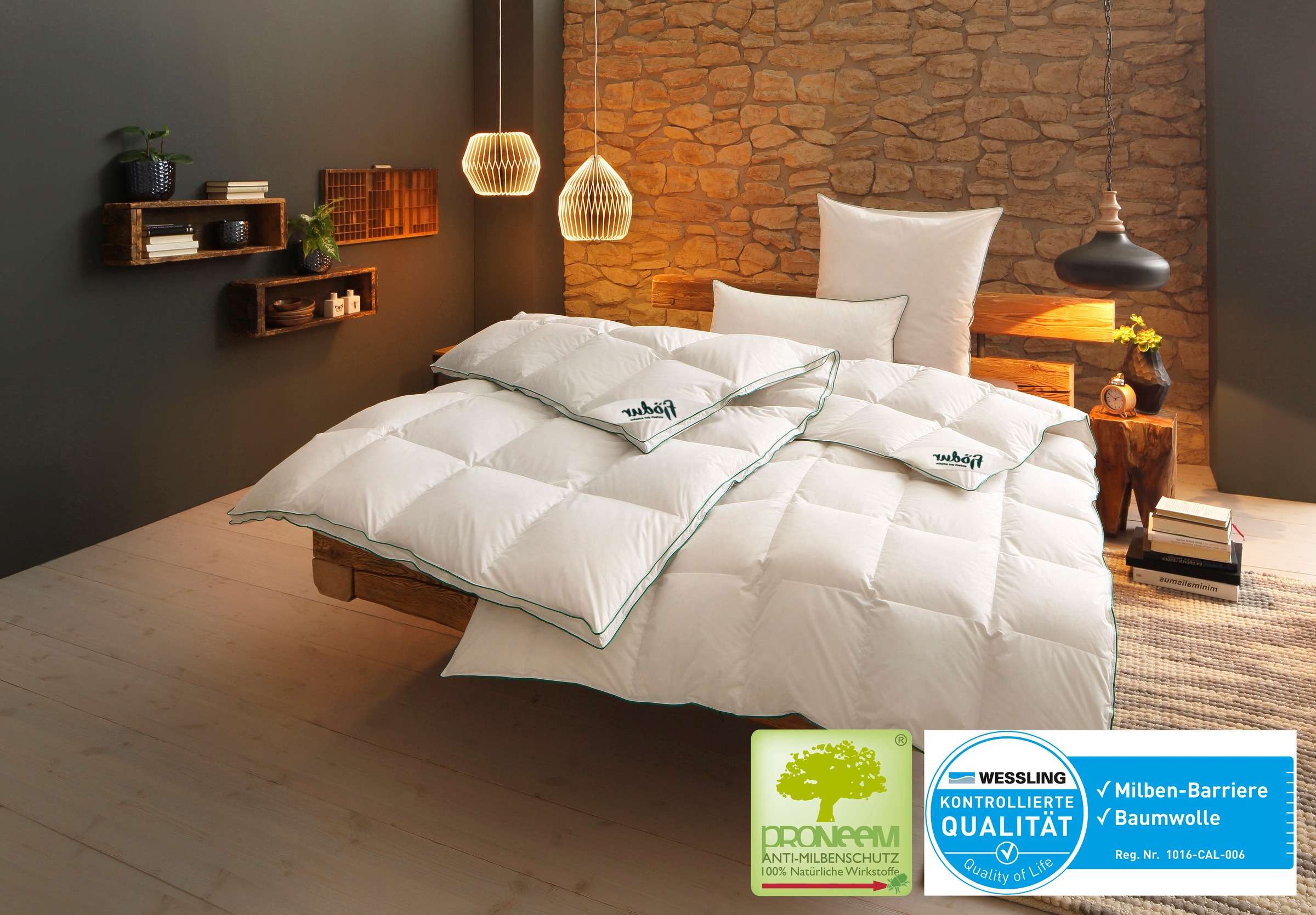 fjödur Daunenbettdecke "Fee, Bettdecke 135x200, 155x220 cm und weitere Größ günstig online kaufen