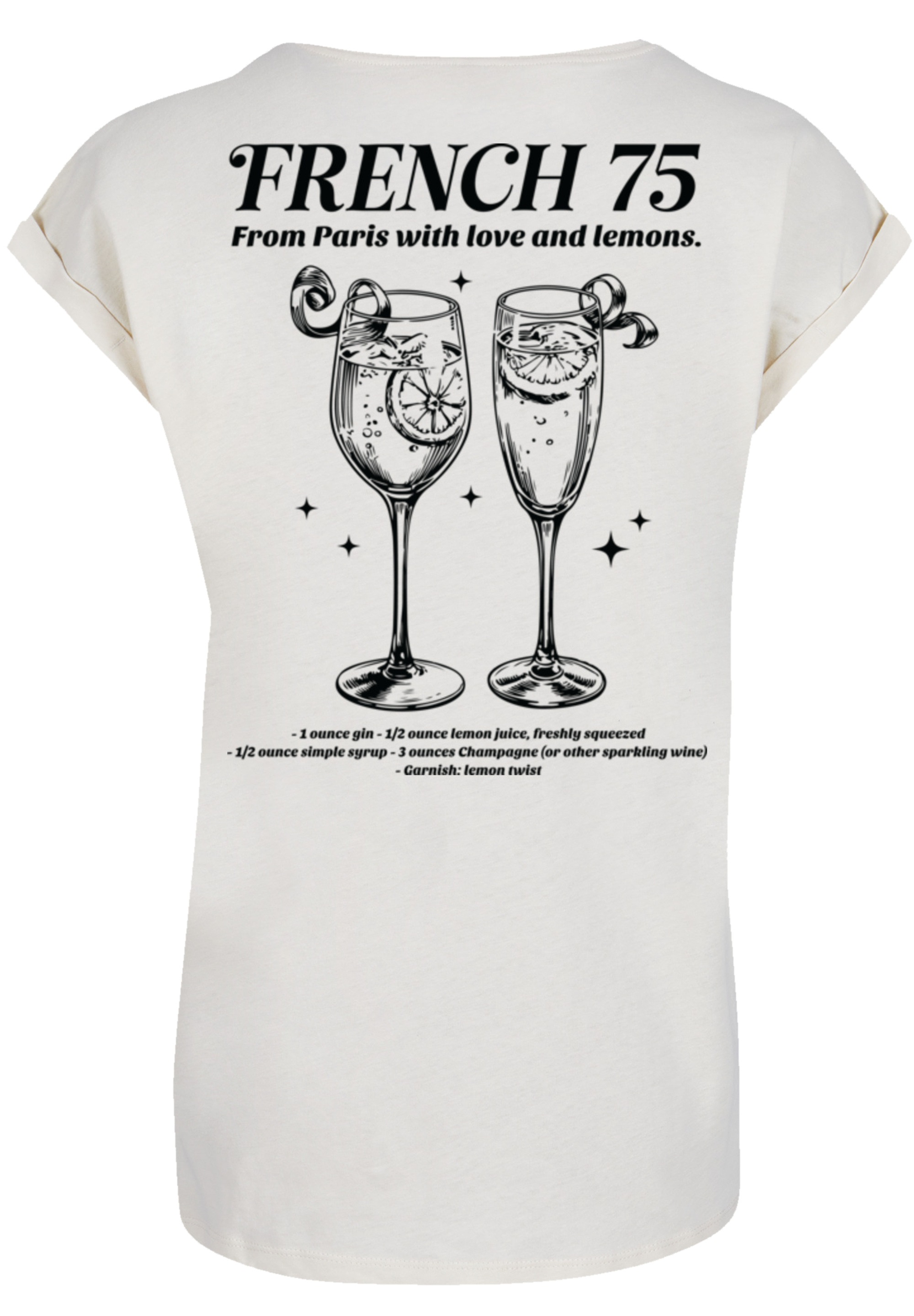 F4NT4STIC T-Shirt »French 75 From Paris With Love«, Premium Qualität