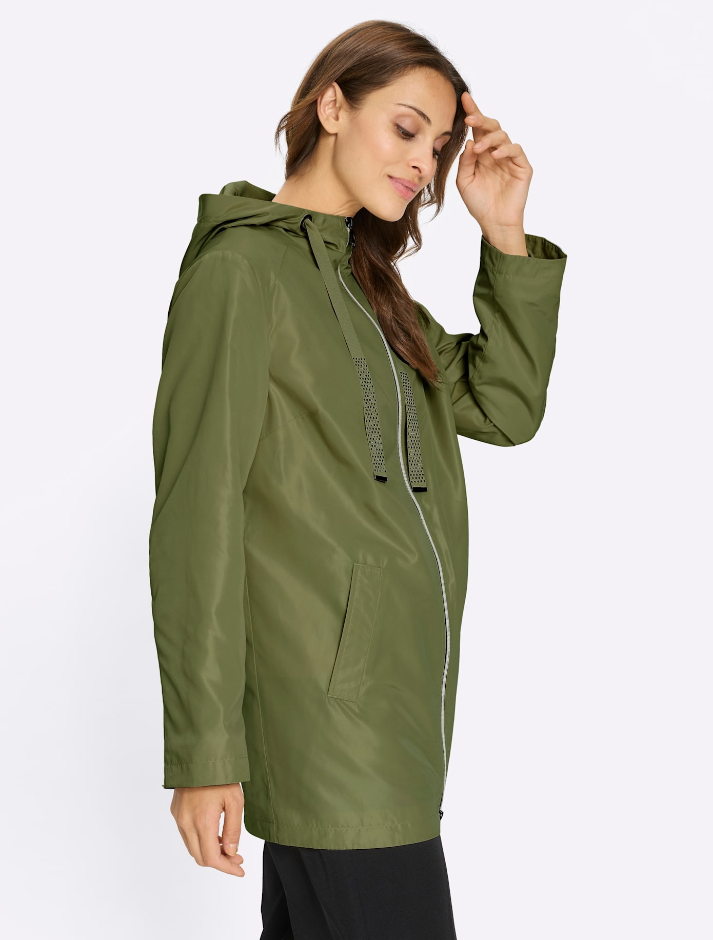 Inspirationen Outdoorjacke mit Kapuze