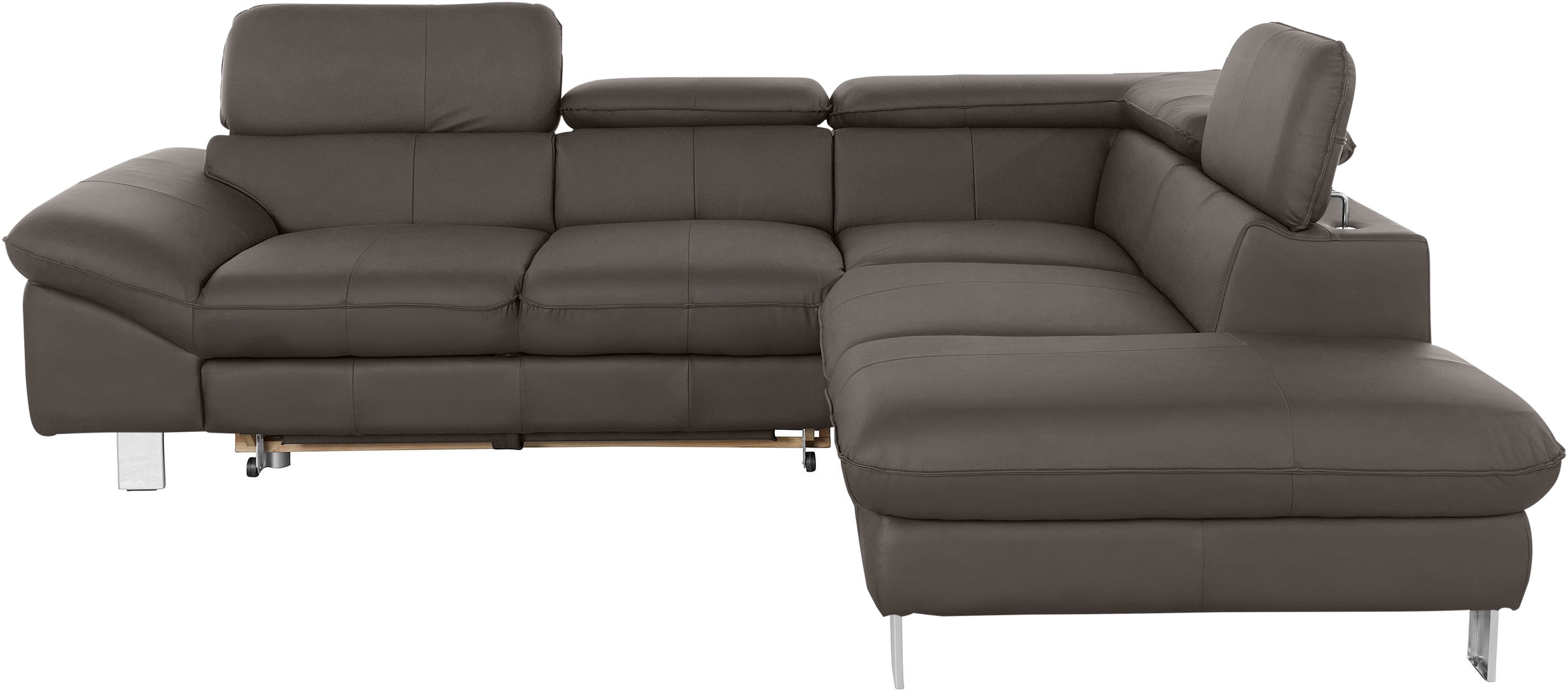 COTTA Ecksofa »Driver L-Form«, mit Kopfteilverstellung, wahlweise mit Bettfunktion & Bettkasten