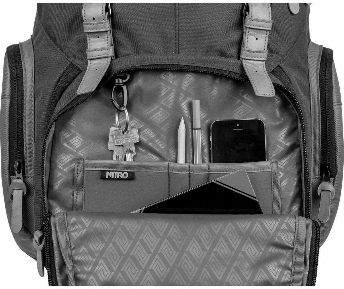 NITRO Laptoprucksack »Weekender«, Reiserucksack mit Laptopfach, Schulrucksack, Wanderrucksack