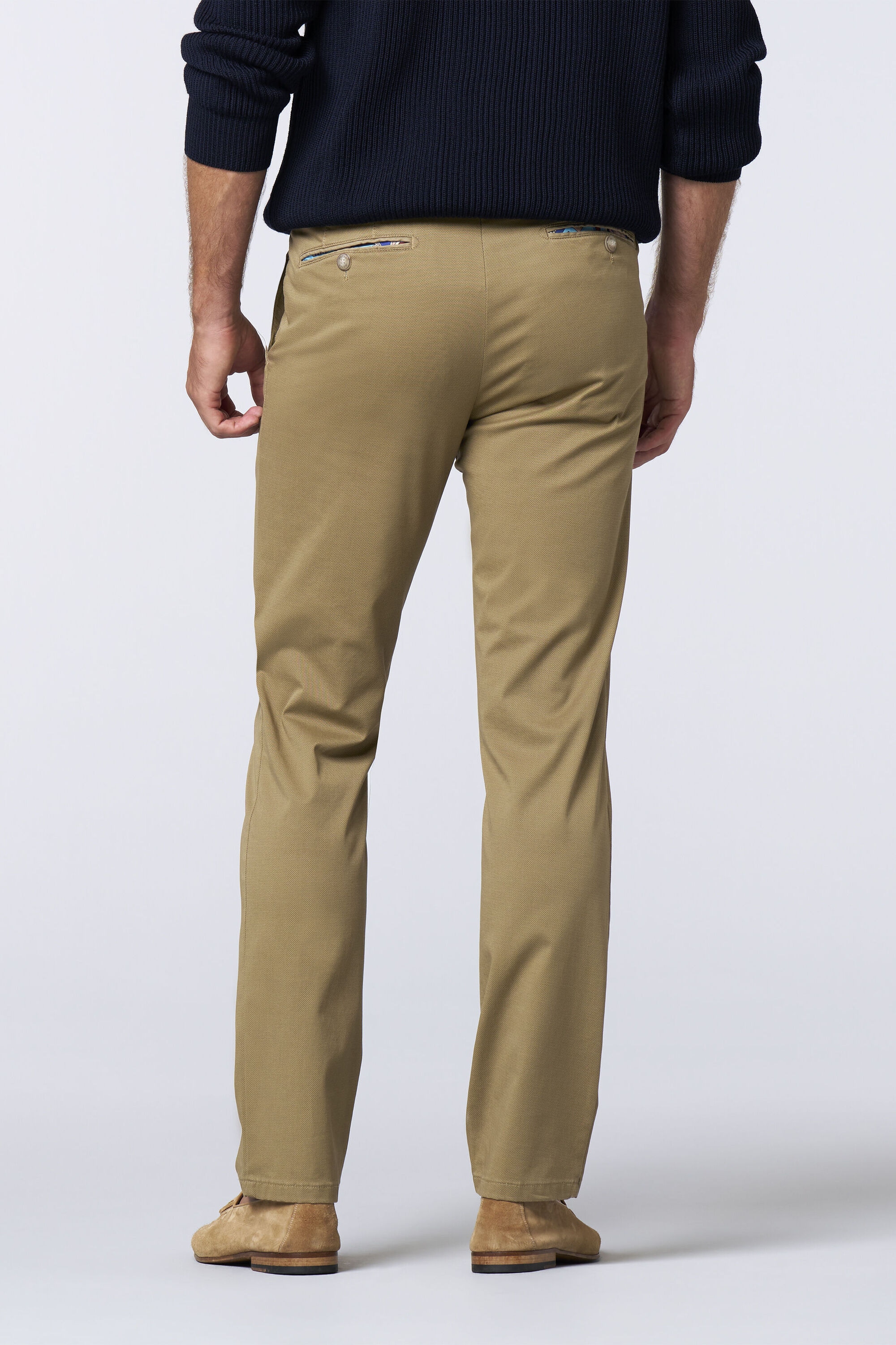MEYER Chinos »BONN Art.1-5063«, mit buntgewebtem Innenfutter
