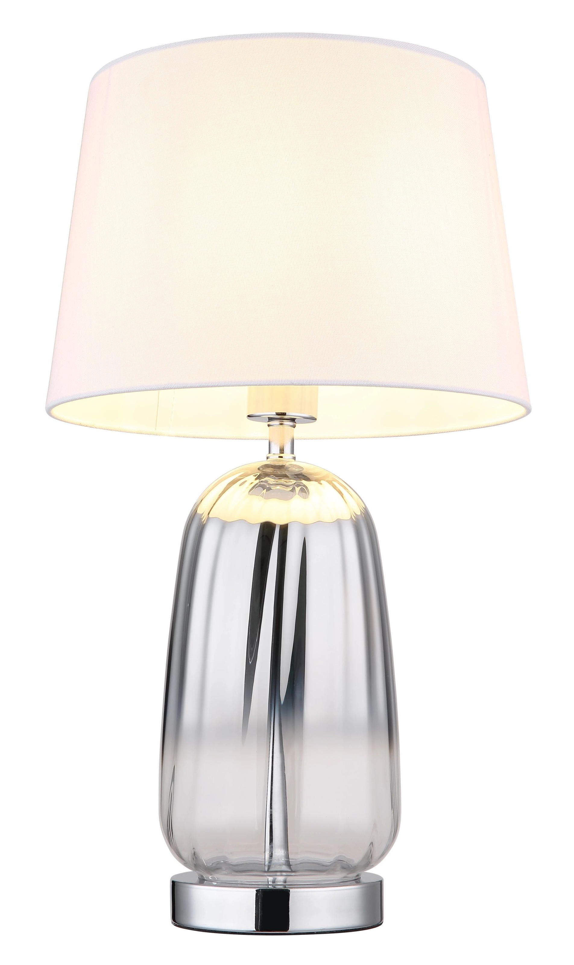 GLOBO LIGHTING Tischleuchte »CLASSY« E27 1 Stk. Design Tischlampe, Wohnzimmer, Schlafzimmer, Flur, Textilschirm