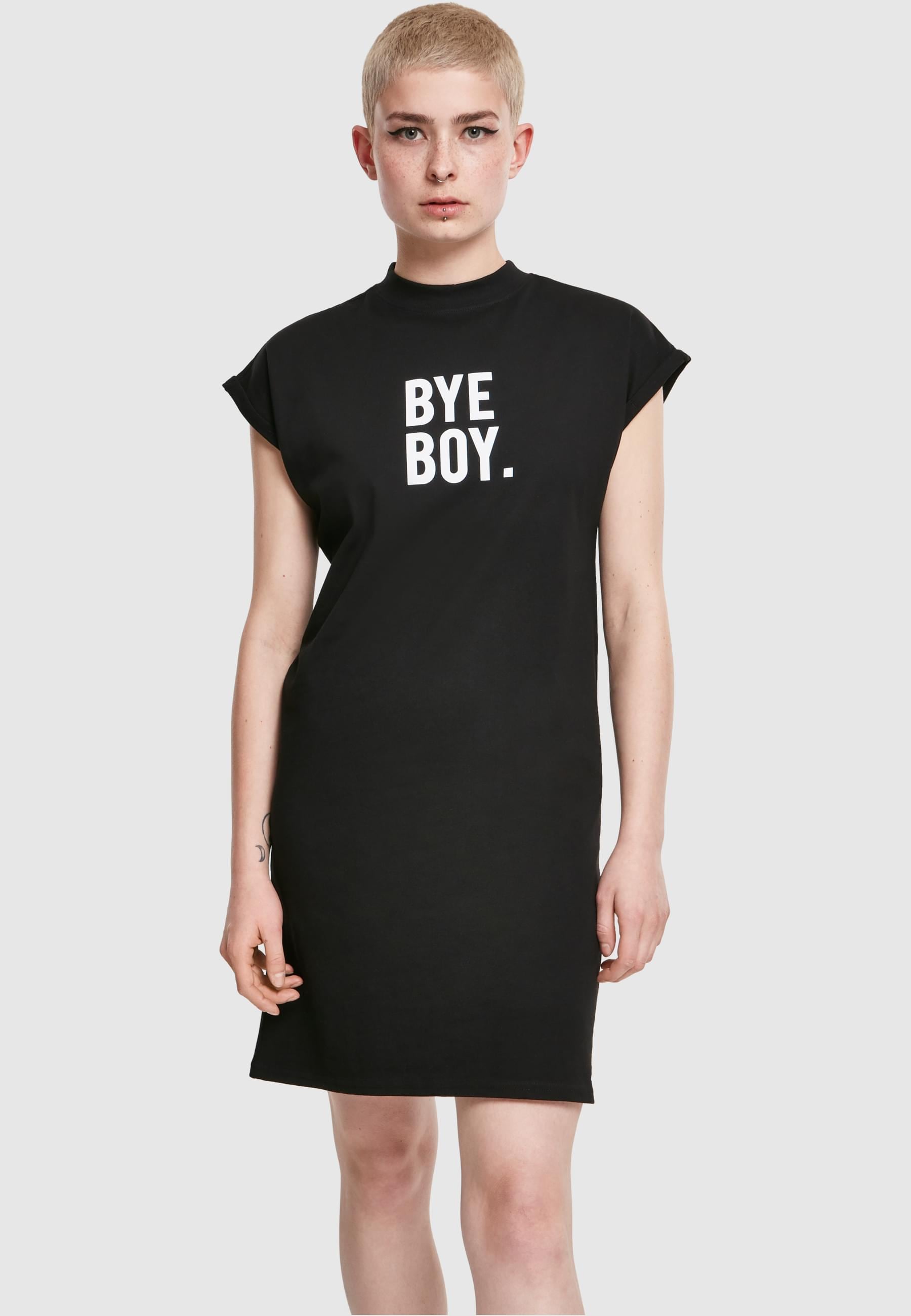 MisterTee Shirtkleid »MisterTee Damen Ladies Bye Boy Extended Shoulder Dress«, (1 tlg.)