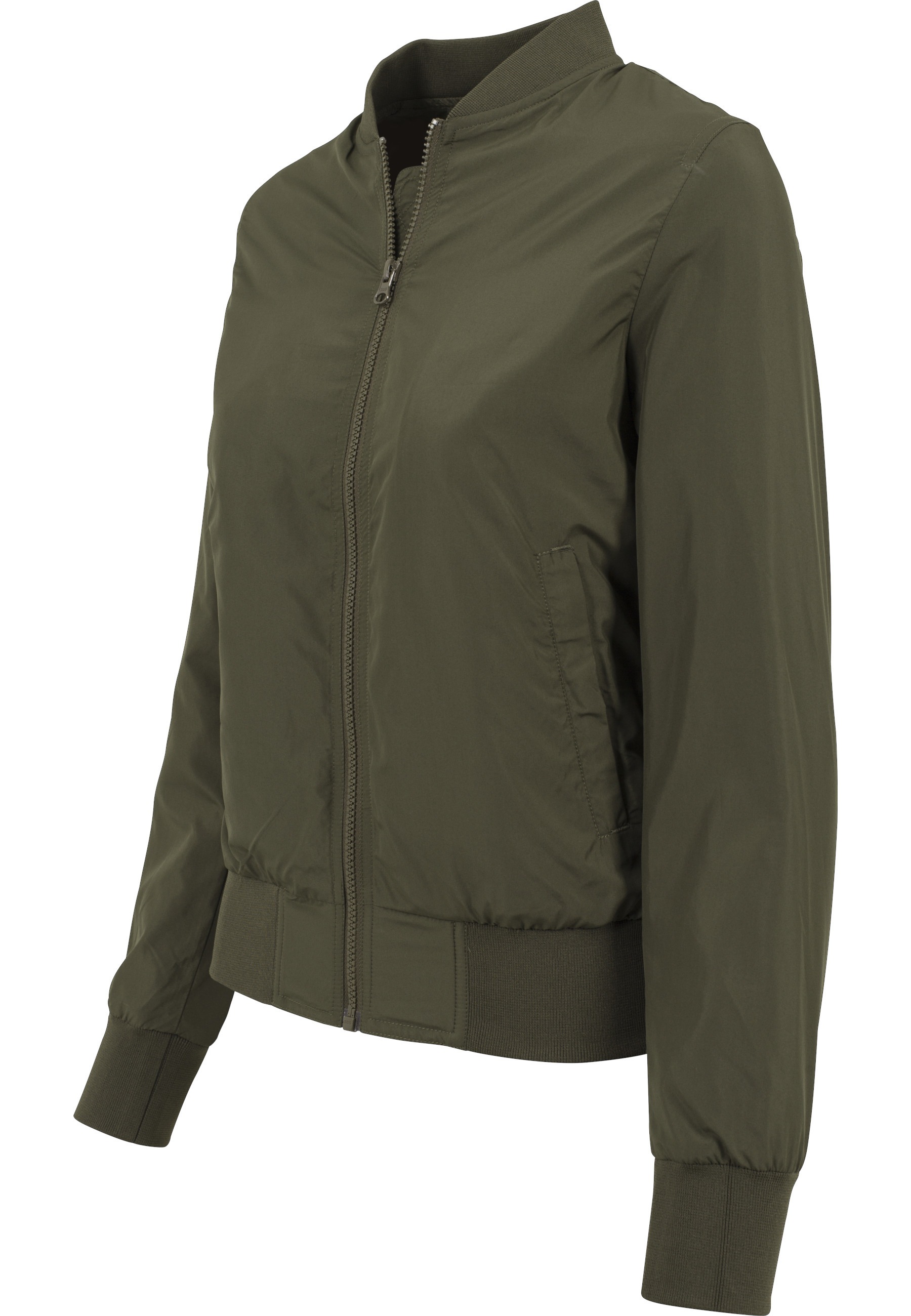 Thumbnail - URBAN CLASSICS Allwetterjacke "Urban Classics Damen Ladies Light Bomber Jacket" 1 Stk. tlg. ohne Kapuze