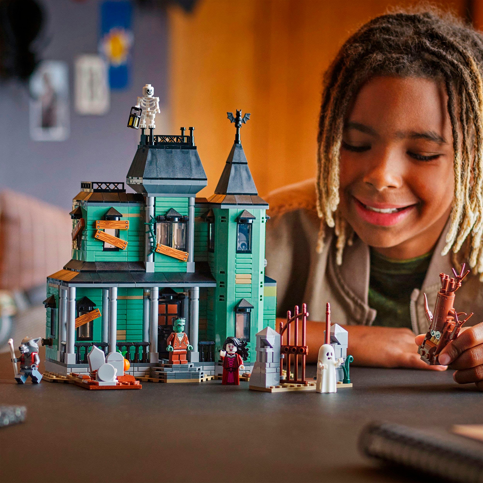 LEGO® Konstruktionsspielsteine »Geisterhaus (31167), LEGO LEGO Creator«, (736 St.), Made in Europe