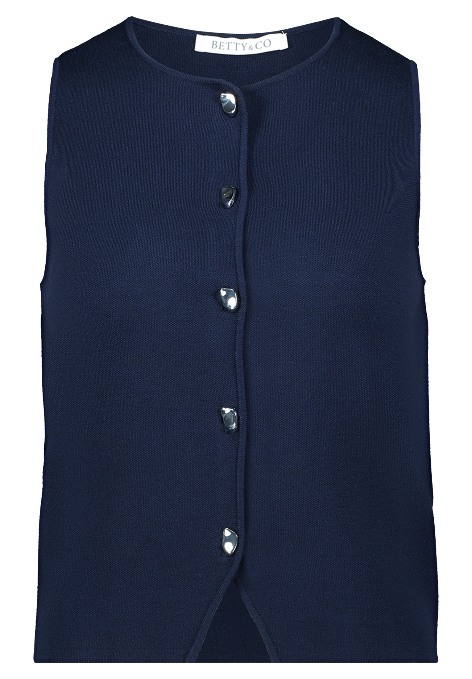 Betty&Co Strickjacke »Betty & Co Strickweste mit Knopfleiste«