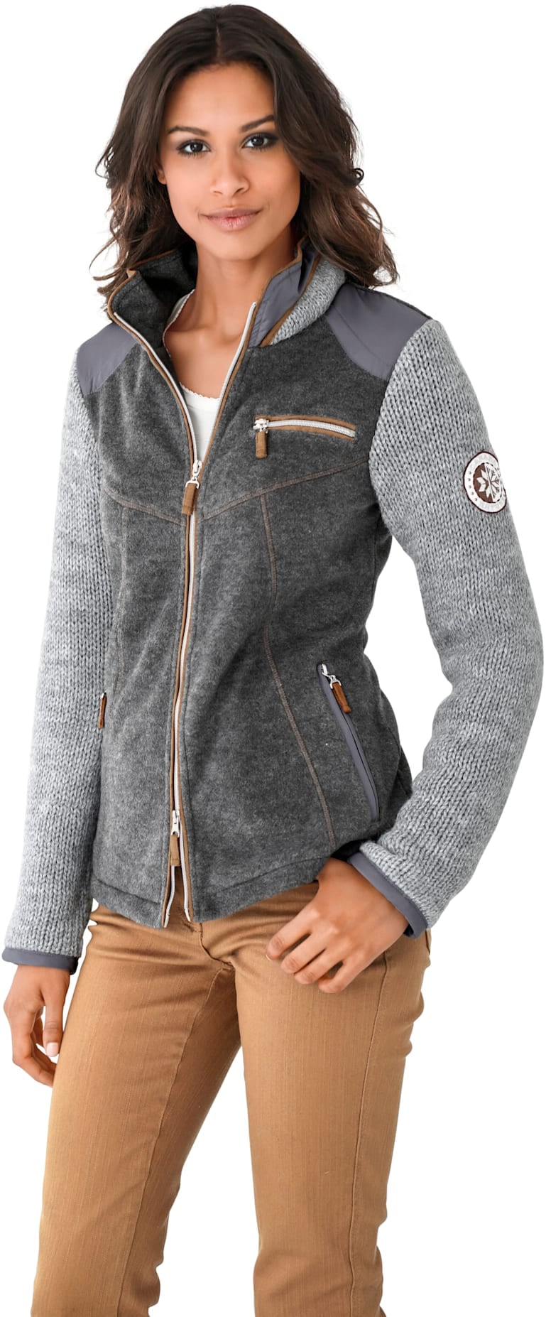 heine Shirtjacke "Sweatjacke"