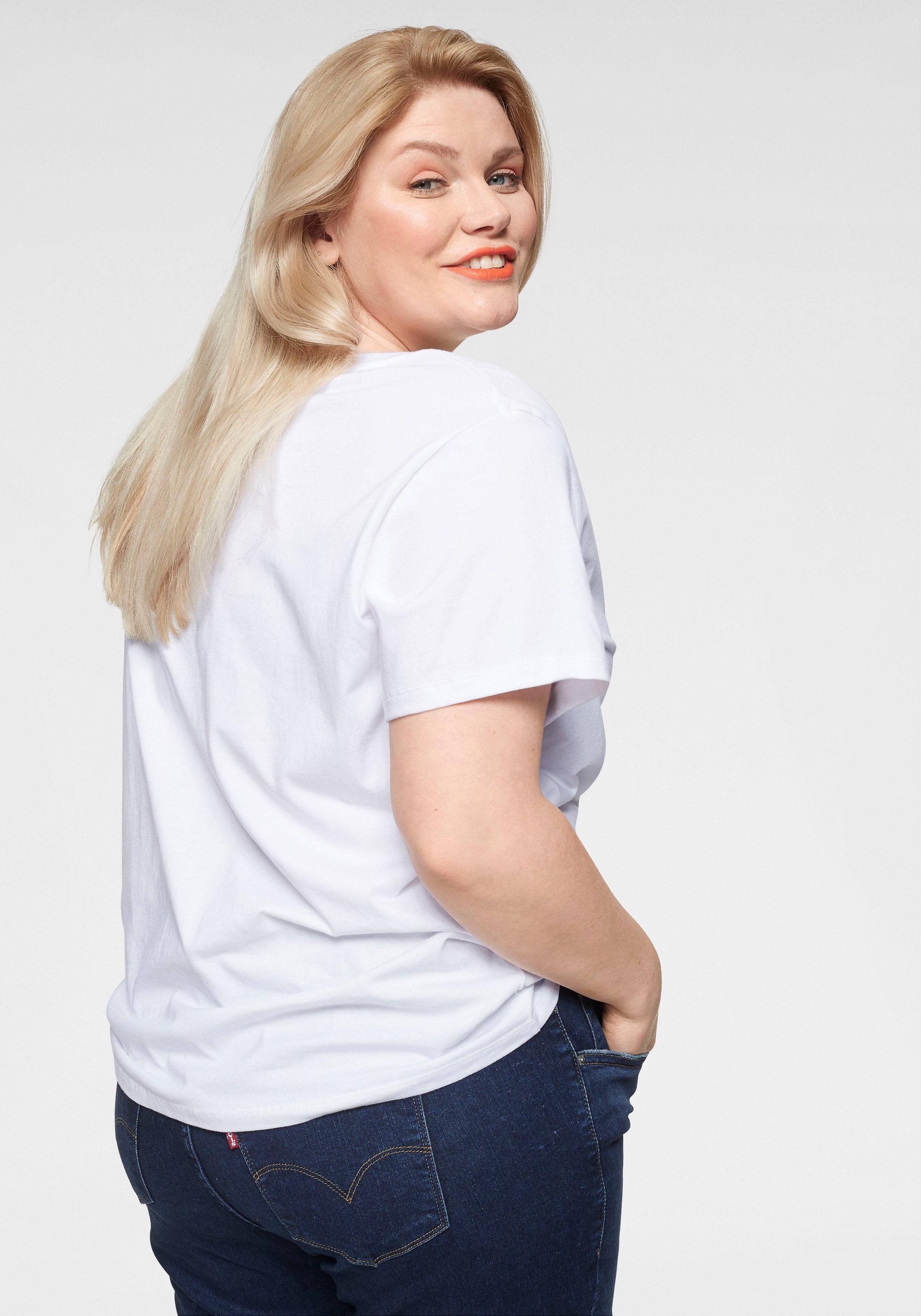 Levis Plus T-Shirt "THE PERFECT TEE" Figur umspielend günstig online kaufen