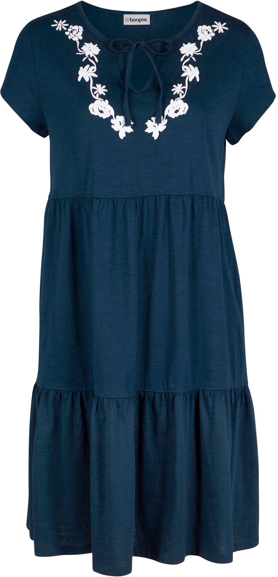 bonprix Tunikakleid für entspannten Look, aus Baumwolle, in A-Linie