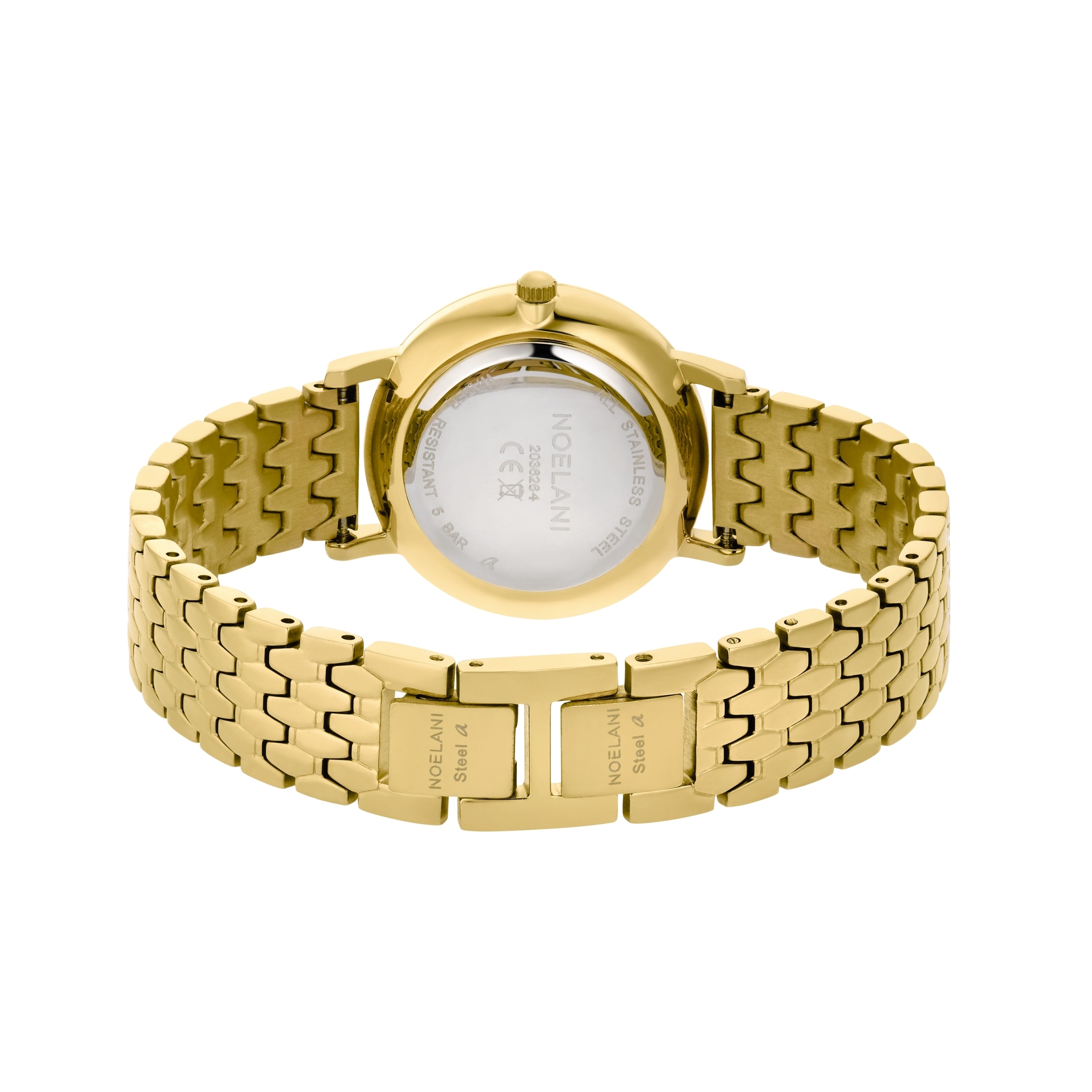 Noelani Quarzuhr, Armbanduhr, Damenuhr, Edelstahlarmband, analog