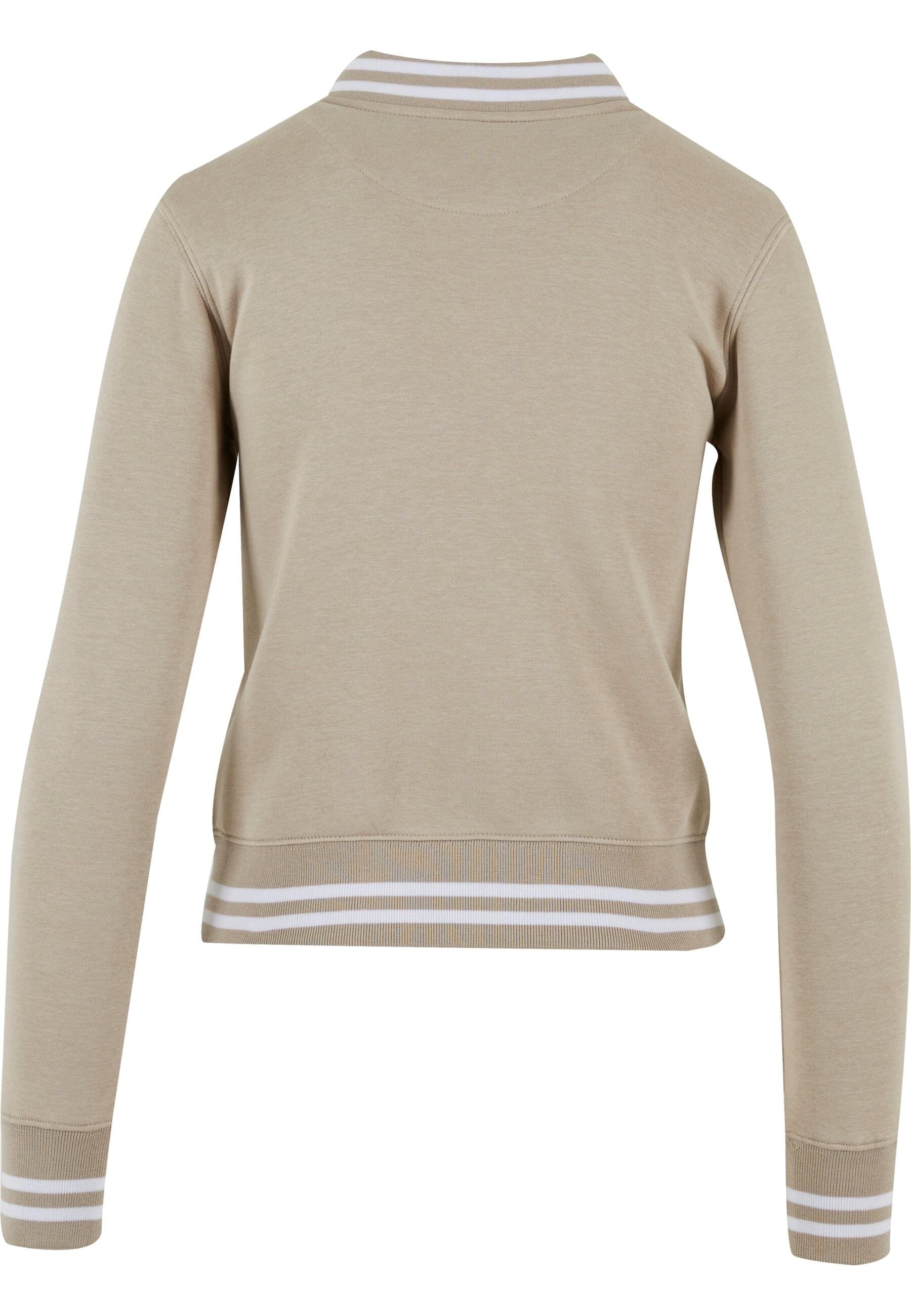 URBAN CLASSICS Anorak »Urban Classics Damen Ladies College Sweat Jacket«, (1 St.), ohne Kapuze