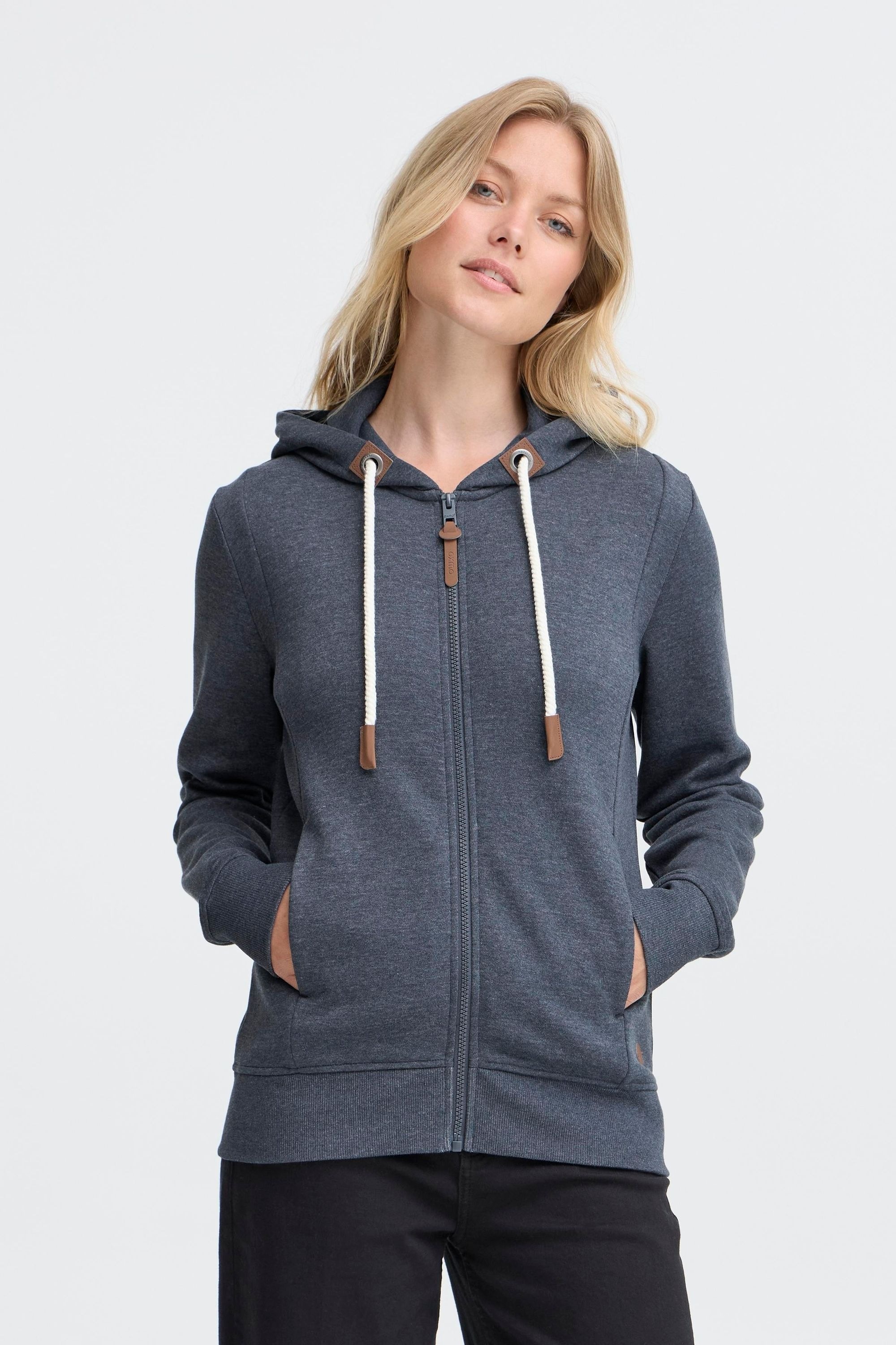 OXMO Kapuzensweatjacke »Kapuzenfleecejacke OXMILLE«