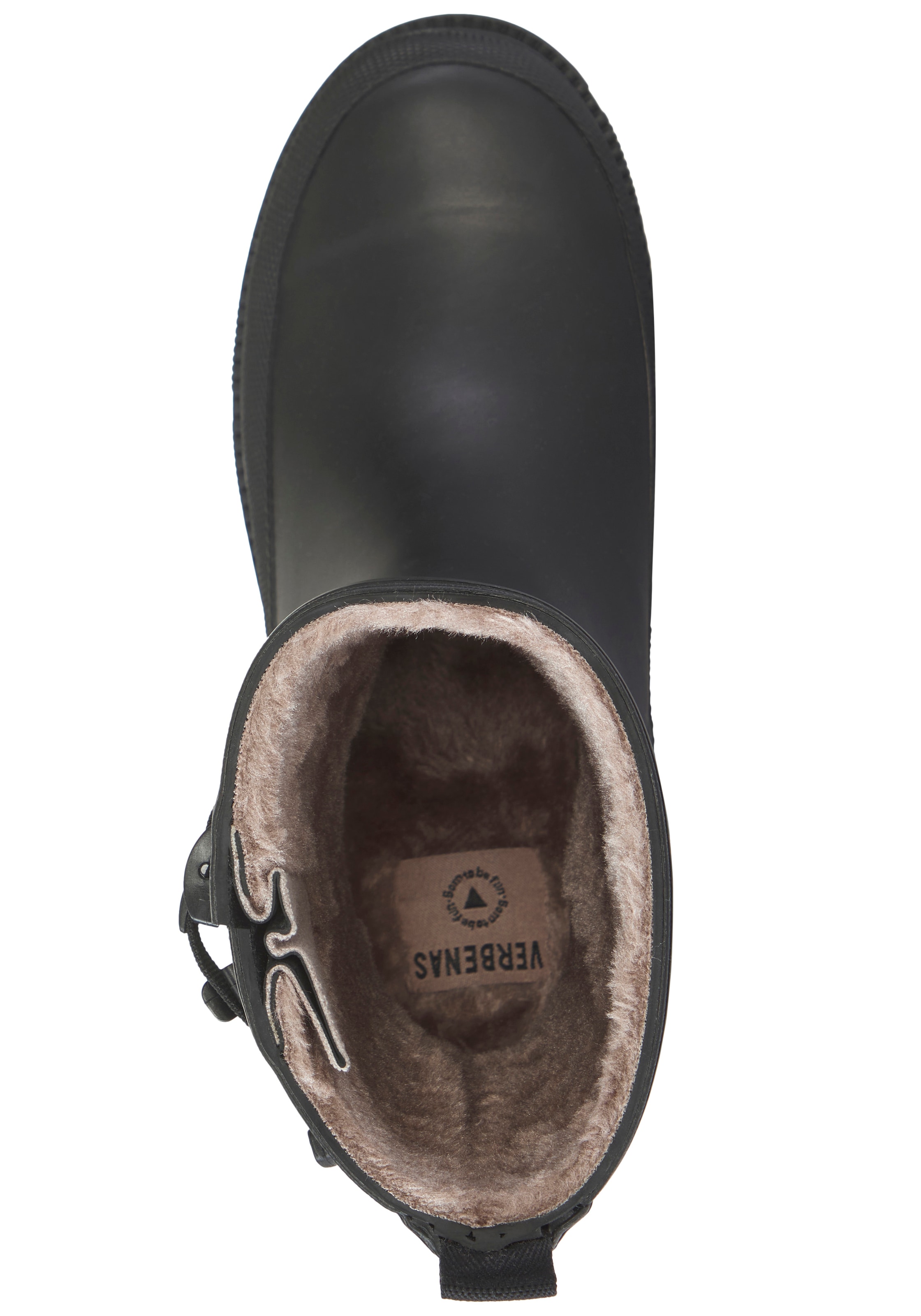 VERBENAS Gummistiefelette »LINA FUR SMOOTH«  Regenstiefel, Rainboots mit Warmfutter