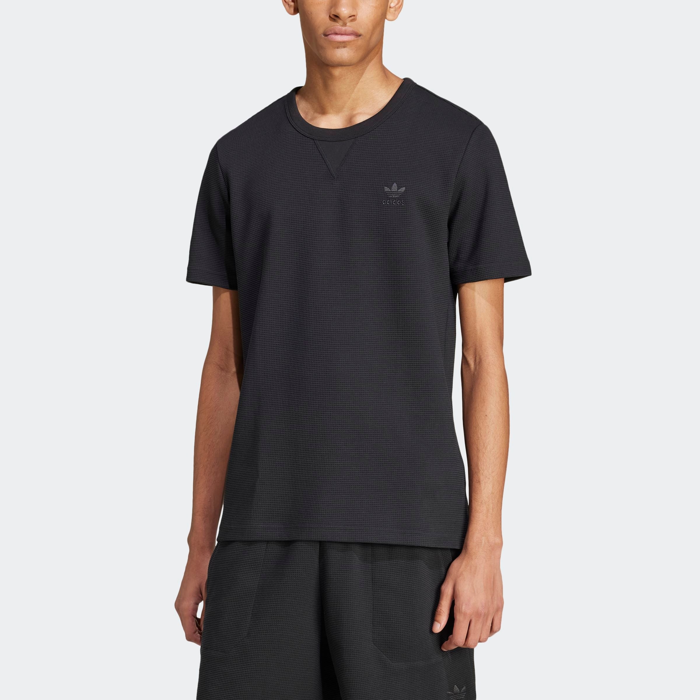 adidas Originals T-Shirt "TREFOIL ESSENTIALS WAFFLE" sportlicher Stil, regu günstig online kaufen