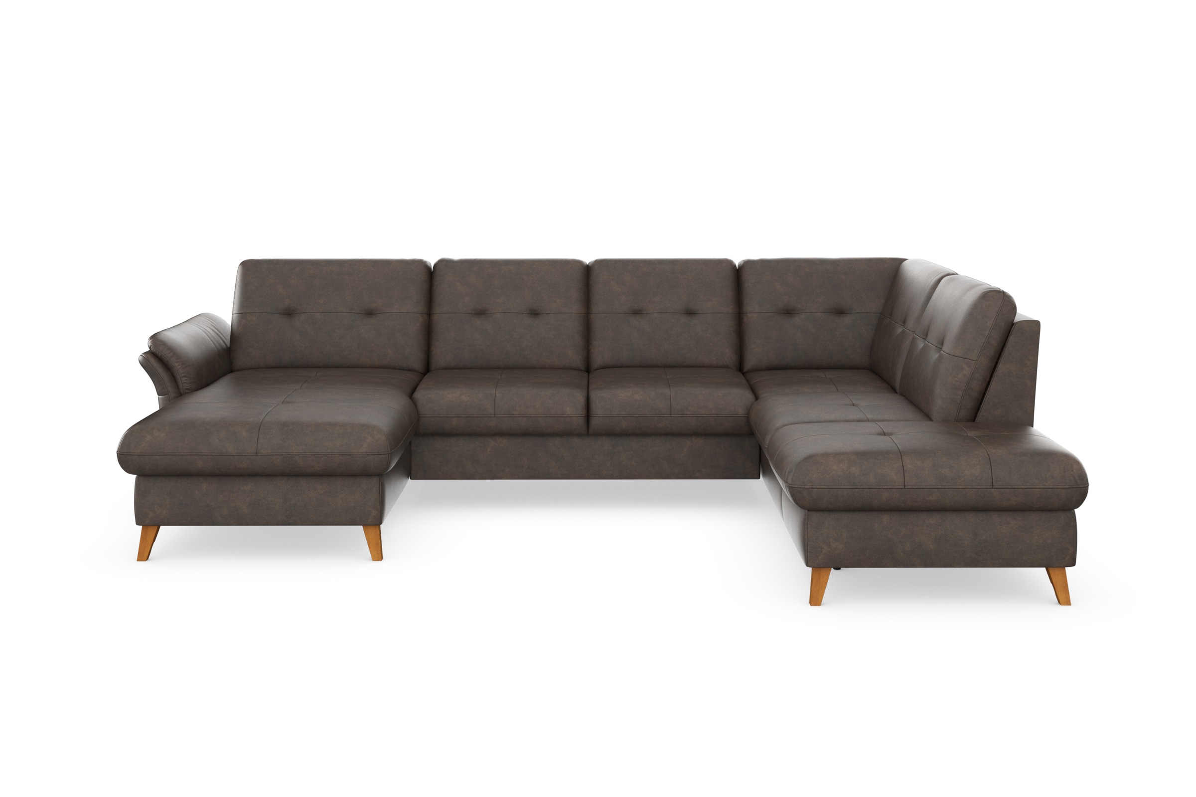 sit&more Wohnlandschaft »Göteborg«, inkl. Sitztiefenverstellung, wahlweise mit Bettfunktion & Bettkasten