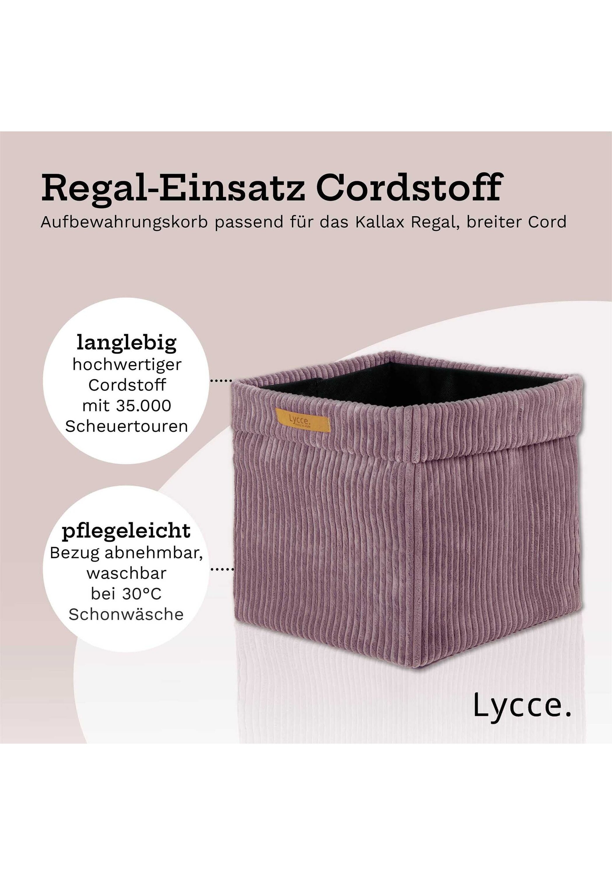 Lycce Aufbewahrungsbox »Aufbewahrungskorb Faltbare Aufbewahrungsbox Cord 4P 4er Pack«