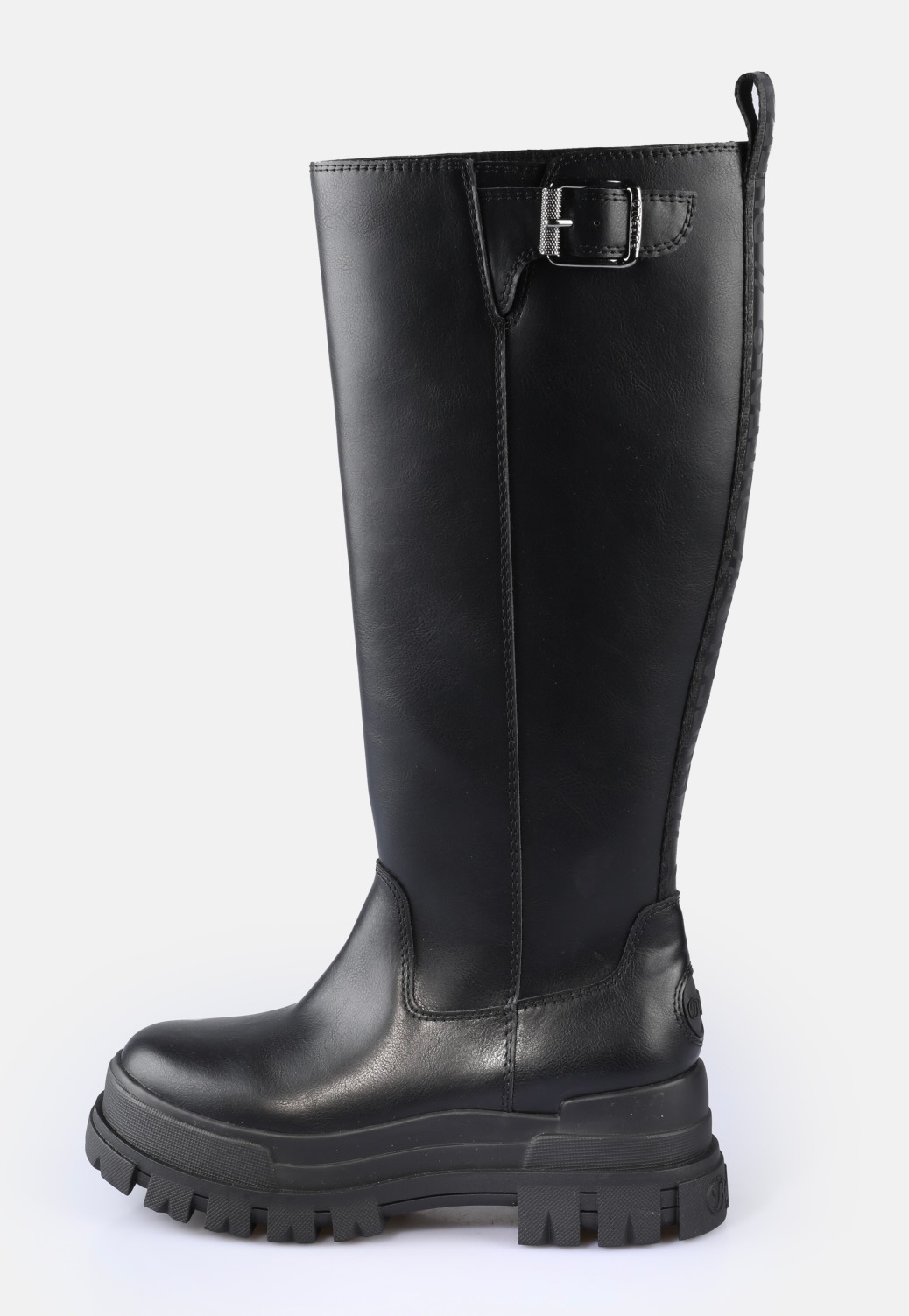 Buffalo Plateaustiefel »ASPHA RIDING BOOT HI«, Langschaftstiefel, Reitstiefel, Stiefel zum Schlupfen