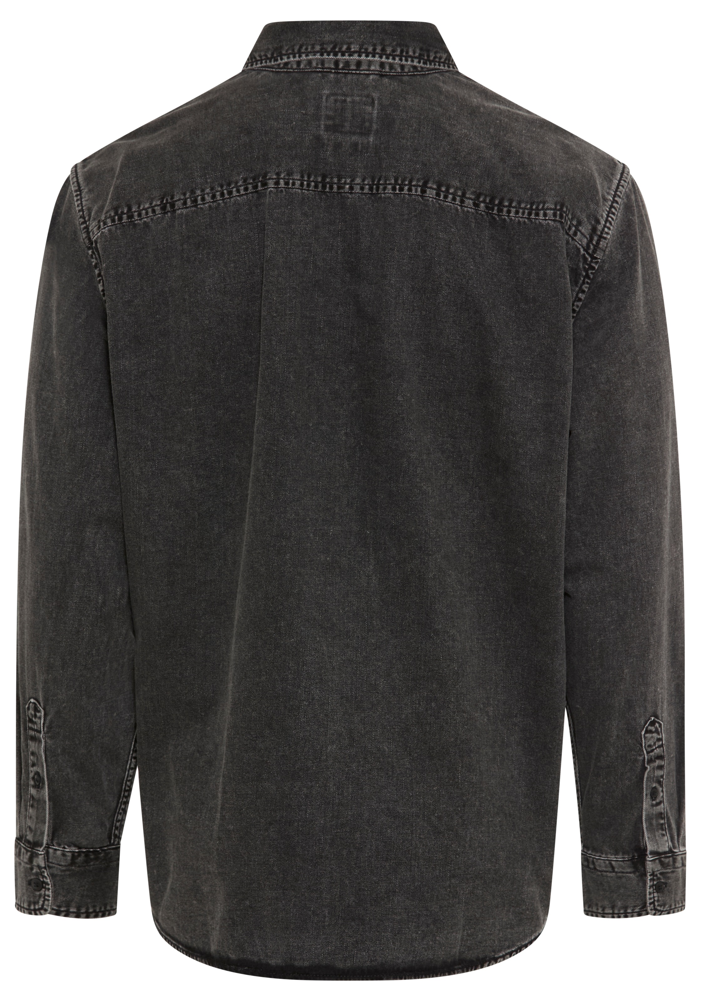 Levi's® Langarmhemd »AUTHENTIC BUTTON DOWN«, mit Ton-in-Ton Logostickerei auf der Brust