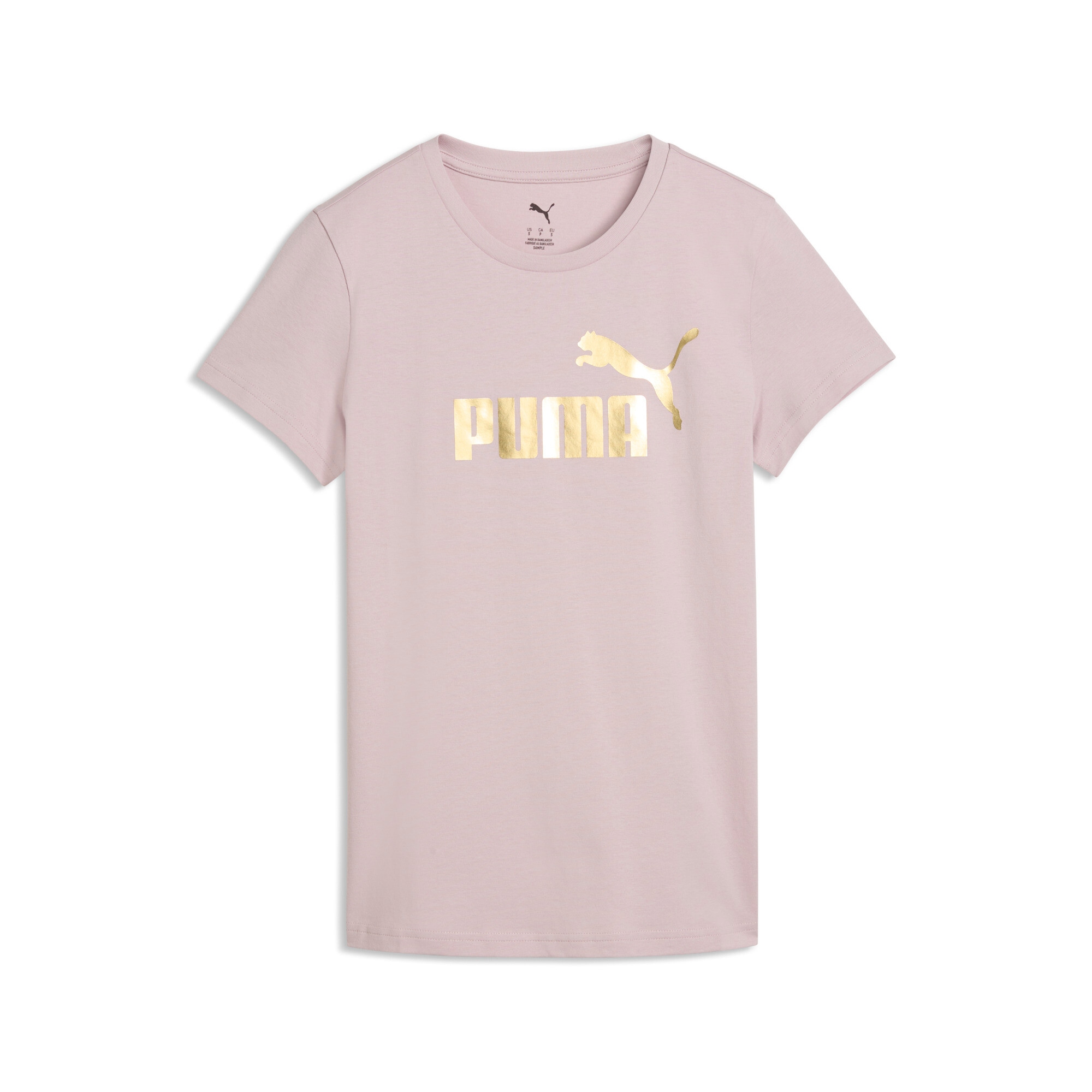 PUMA T-Shirt "ESS NO 1 LOGO METALLIC TEE" Kurzarm, mit Rundhalsausschnitt