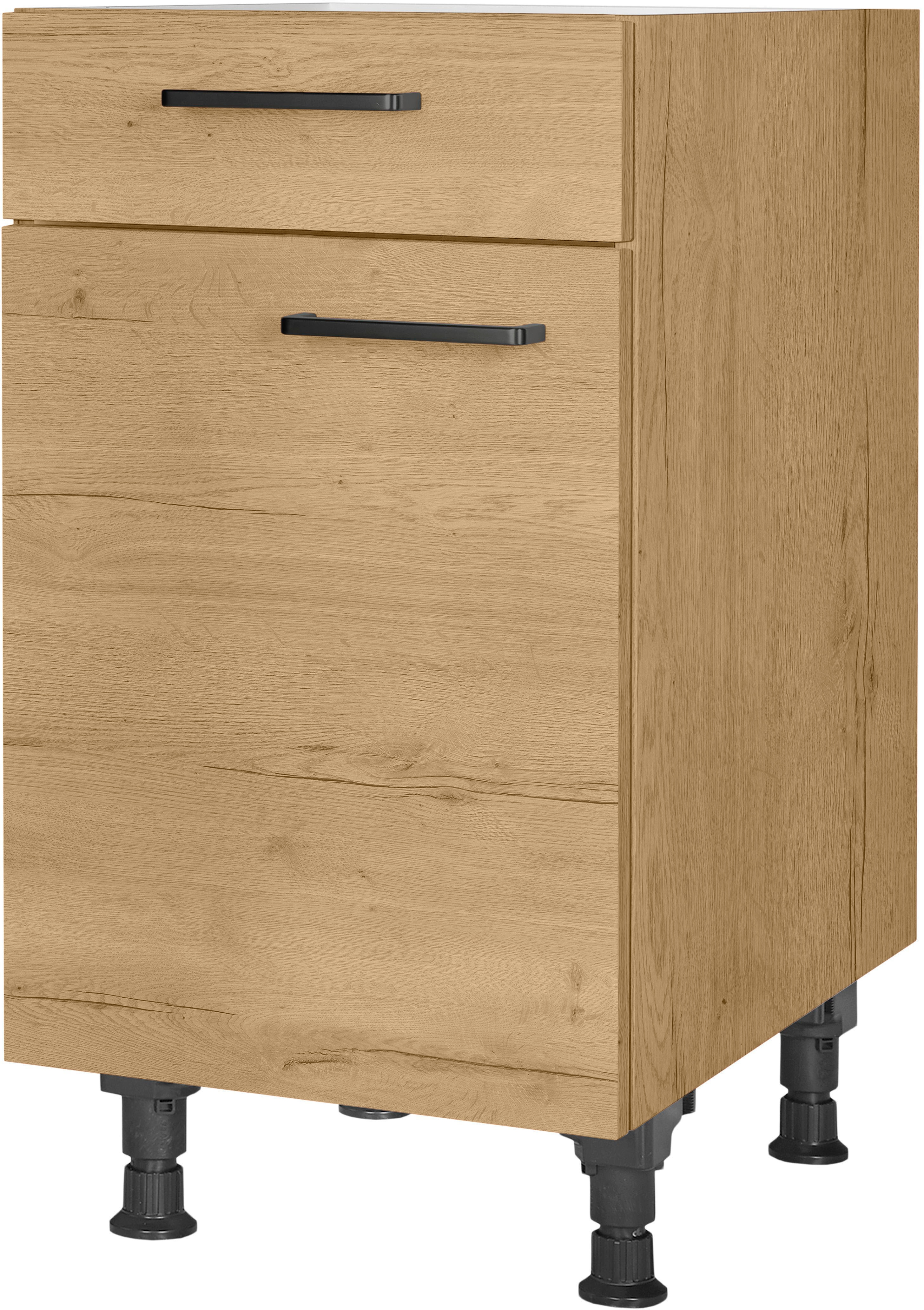 nobilia 1100000002199 ""Structura", Ausrichtung wählbar, vormont., in den Breiten 30, 45 und" 60 cm Breite, mit höhenverstellbaren Sockelfüßen, vormontiert