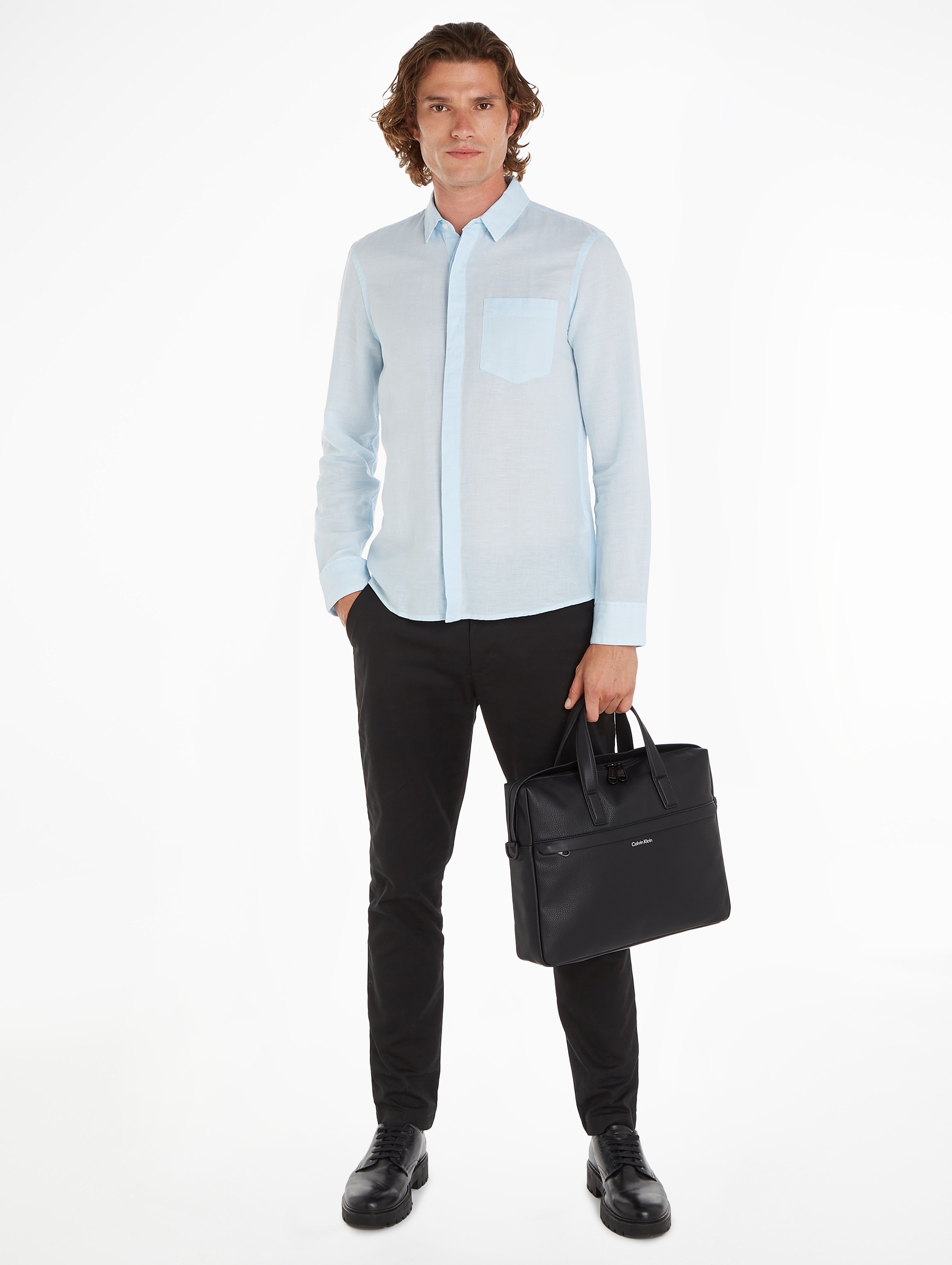 Calvin Klein Messenger Bag »CK MUST LAPTOP BAG«, Laptoptasche Notebooktasche Recycelte Materialien