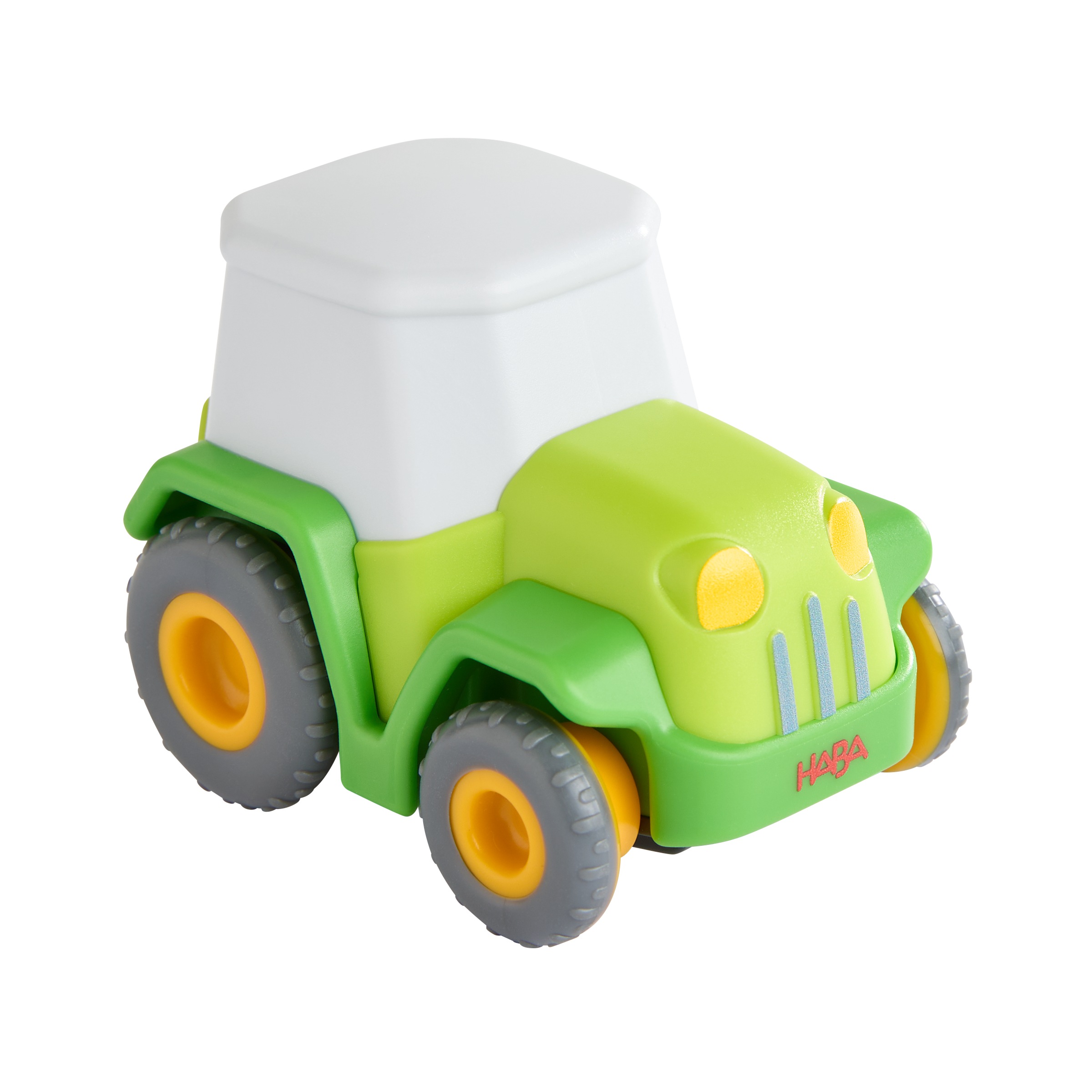 HABA Kinder Spielzeug-Traktor "Fahrzeug Traktor", grün, Kunststoff, Spielzeugfahrzeuge