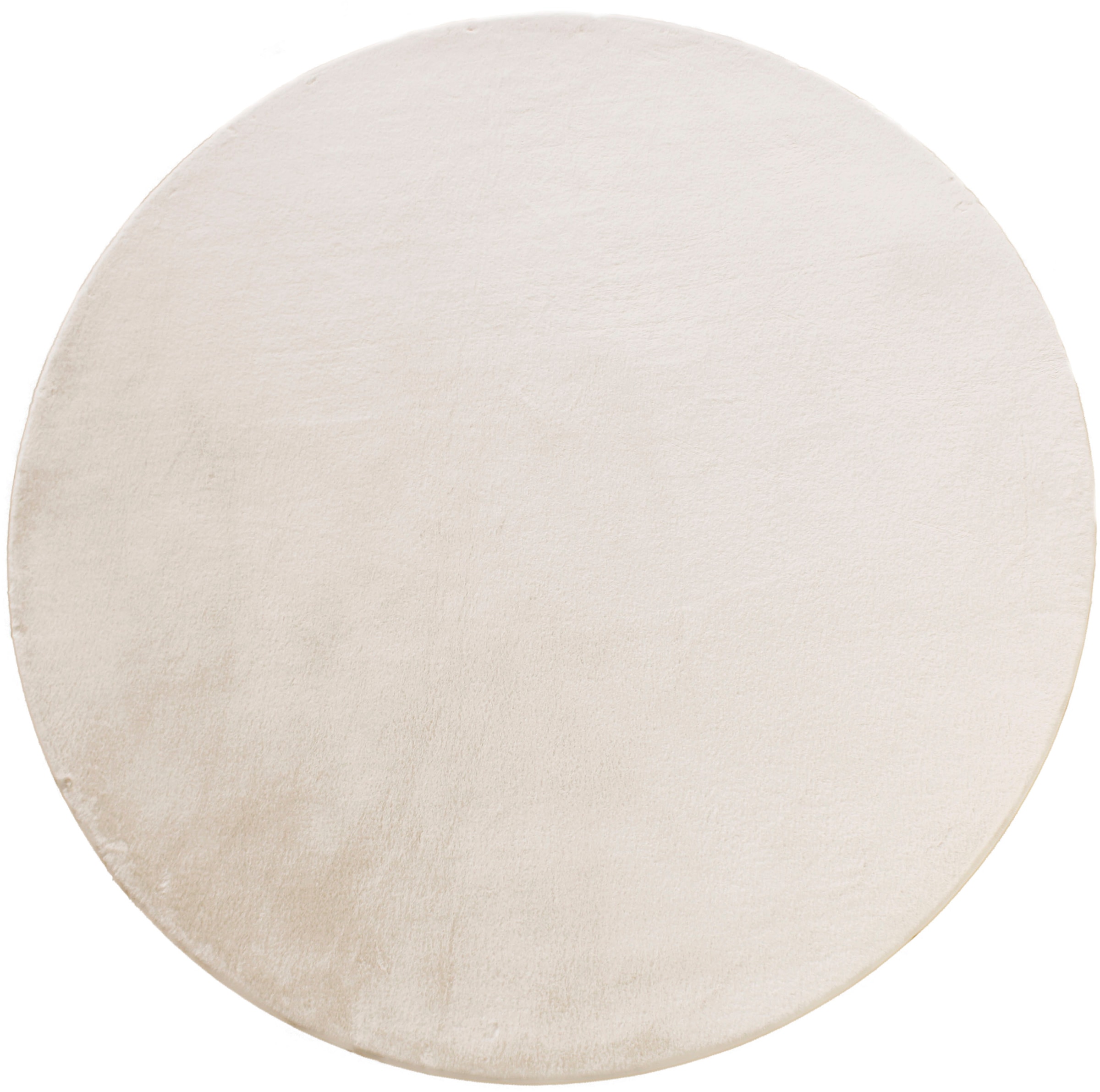 Leonique Fellteppich »Balu«, rund, 20 mm Höhe, Kunstfell in Kaninchenfell Haptik, fußbodenheizungsgeeignet, pflegeleicht, ideale Teppiche für Wohnzimmer, Schlafzimmer, Esszimmer, Arbeitszimmer