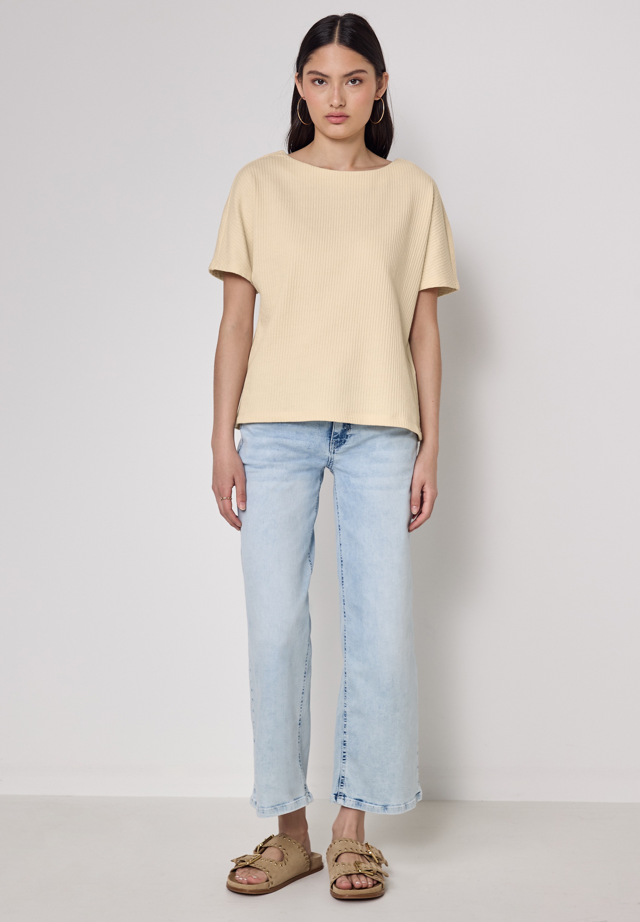 STREET ONE STUDIO T-Shirt, im soften Baumwoll-Mix