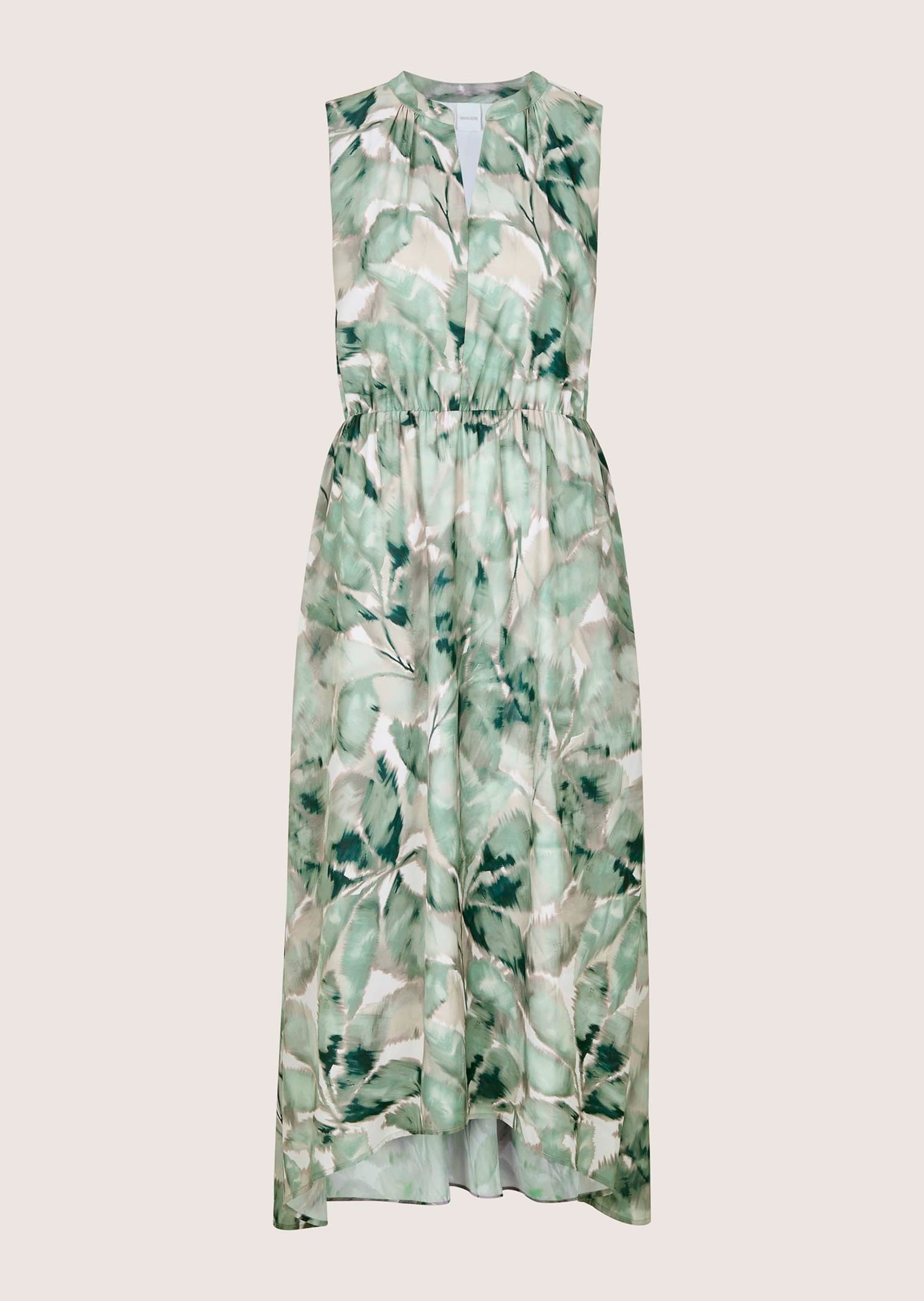 MADELEINE Midikleid "Druckkleid Midikleid mit floralem Muster" Taillenzug günstig online kaufen