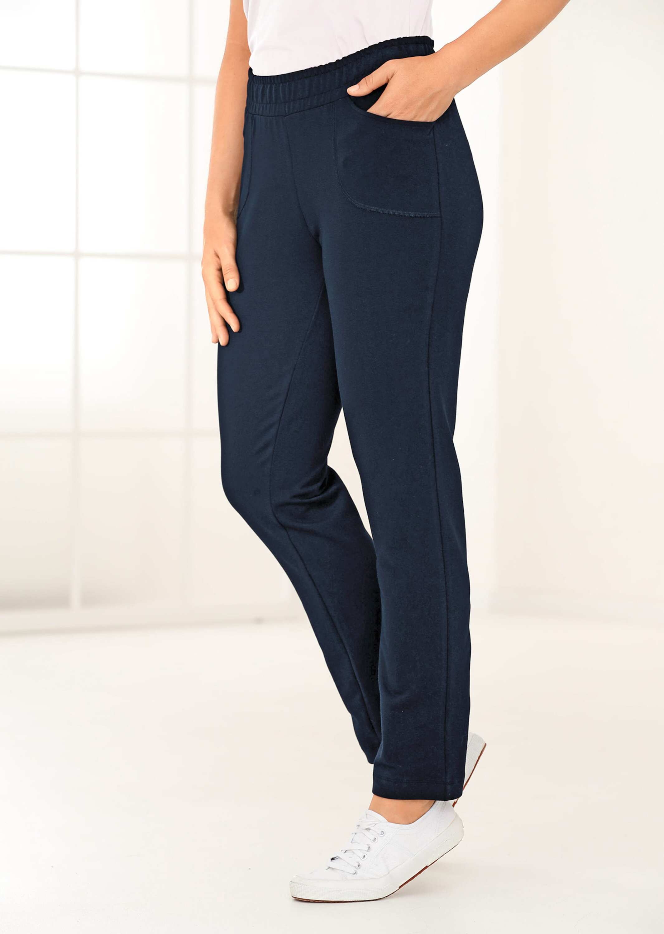 Thumbnail - GOLDNER Stoffhose "Bequeme Freizeithose mit Schlupfbund und Taschen"