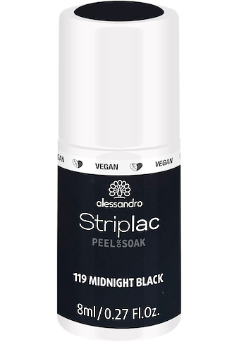 alessandro international Nagellack »STRIPLAC MIDNIGHT BLACK«