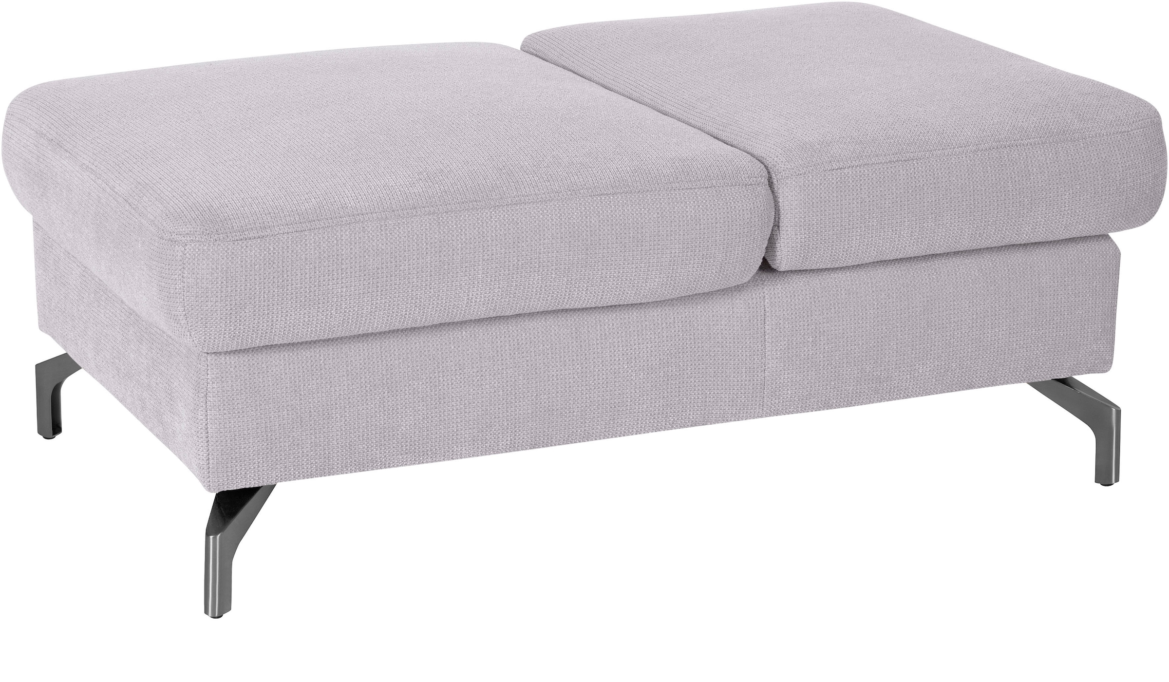 sit&more Hocker "Percy", Fußhöhe 15cm, mit Klappfunktion, wahlweise in 2 Fußfarben