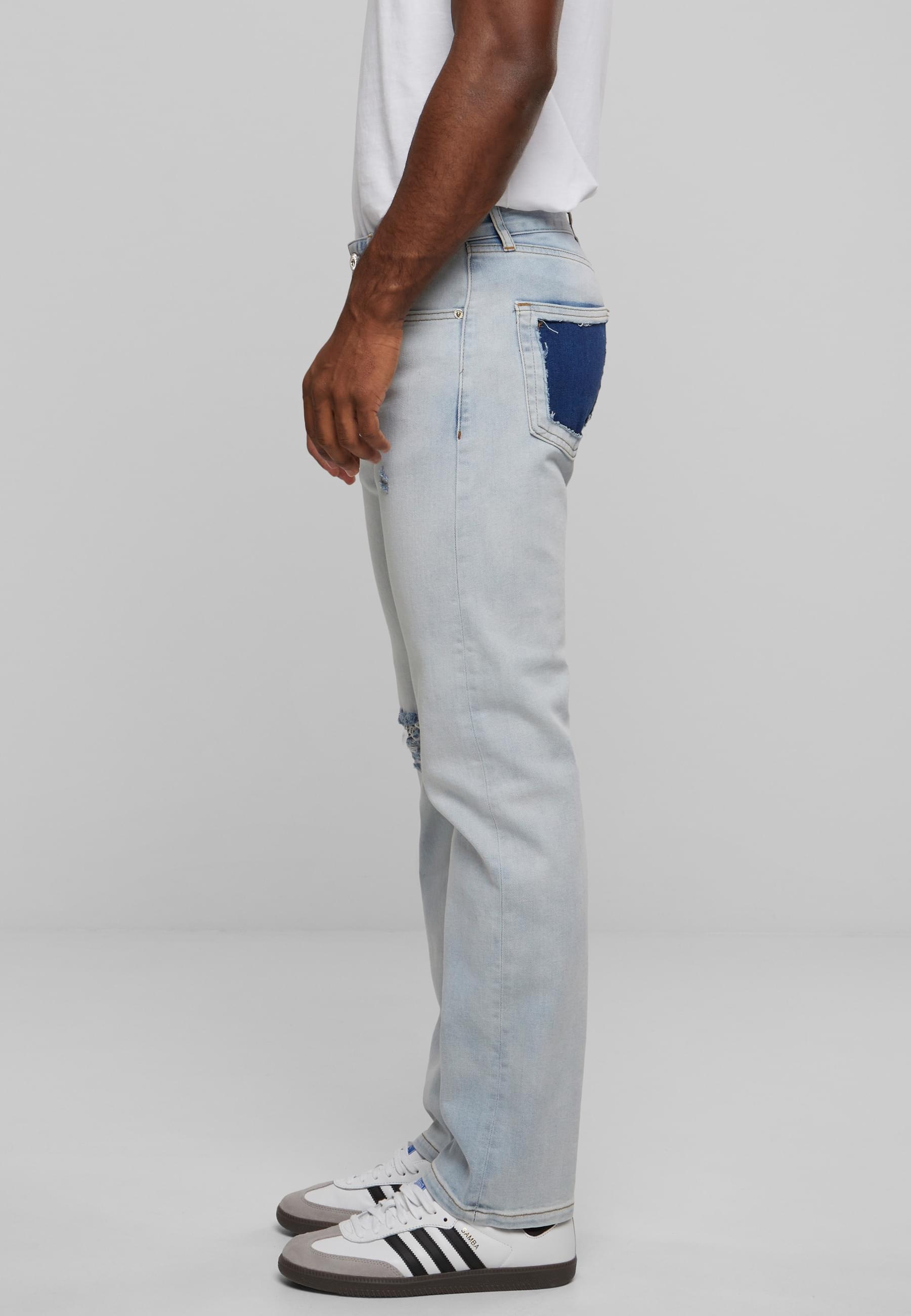 2Y Studios Bequeme Jeans »2Y Studios Herren 2Y Destroyed Baggy Jeans«, (1 tlg.)