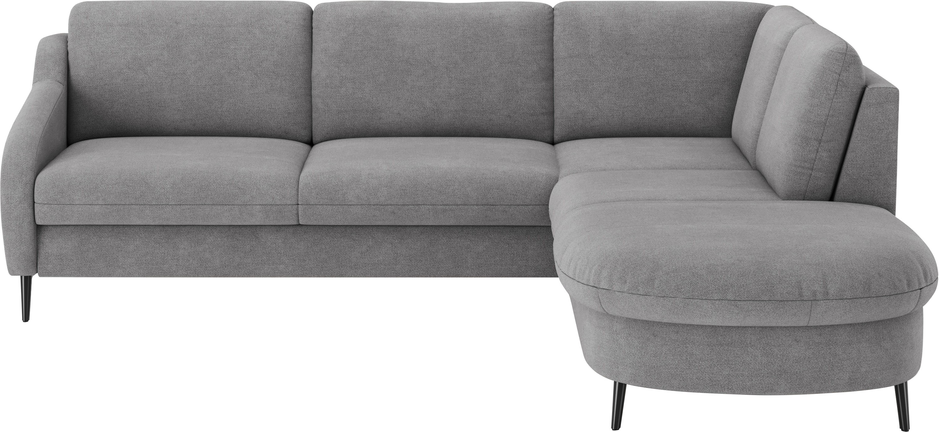 sit&more Ecksofa "Soul L-Form" wahlweise mit Schlaffunktion und Bettkasten oder Schubkasten
