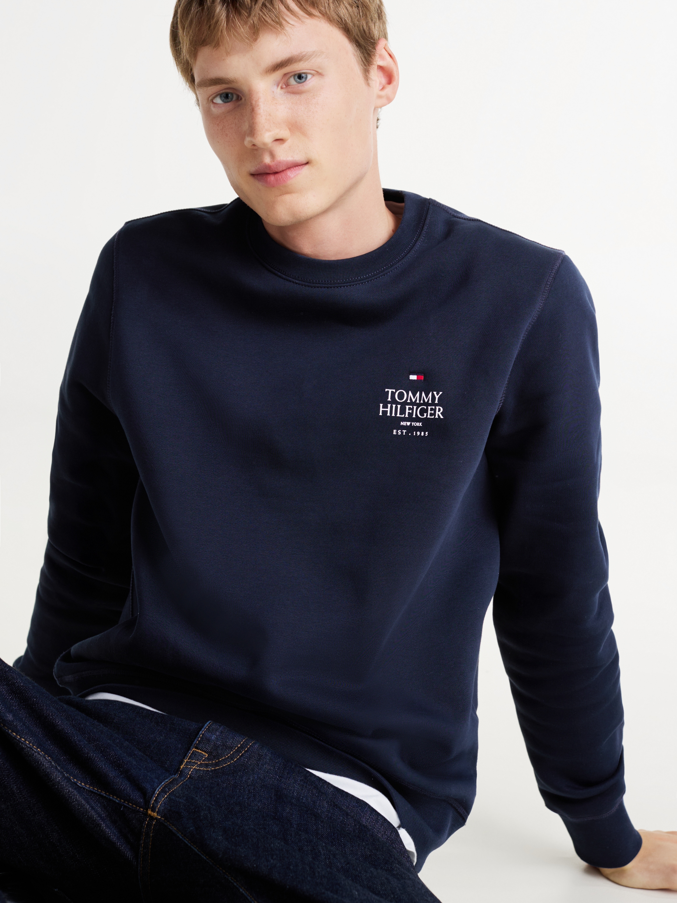 Tommy Hilfiger Sweatshirt "HILFIGER STACK SWEATSHIRT" günstig online kaufen