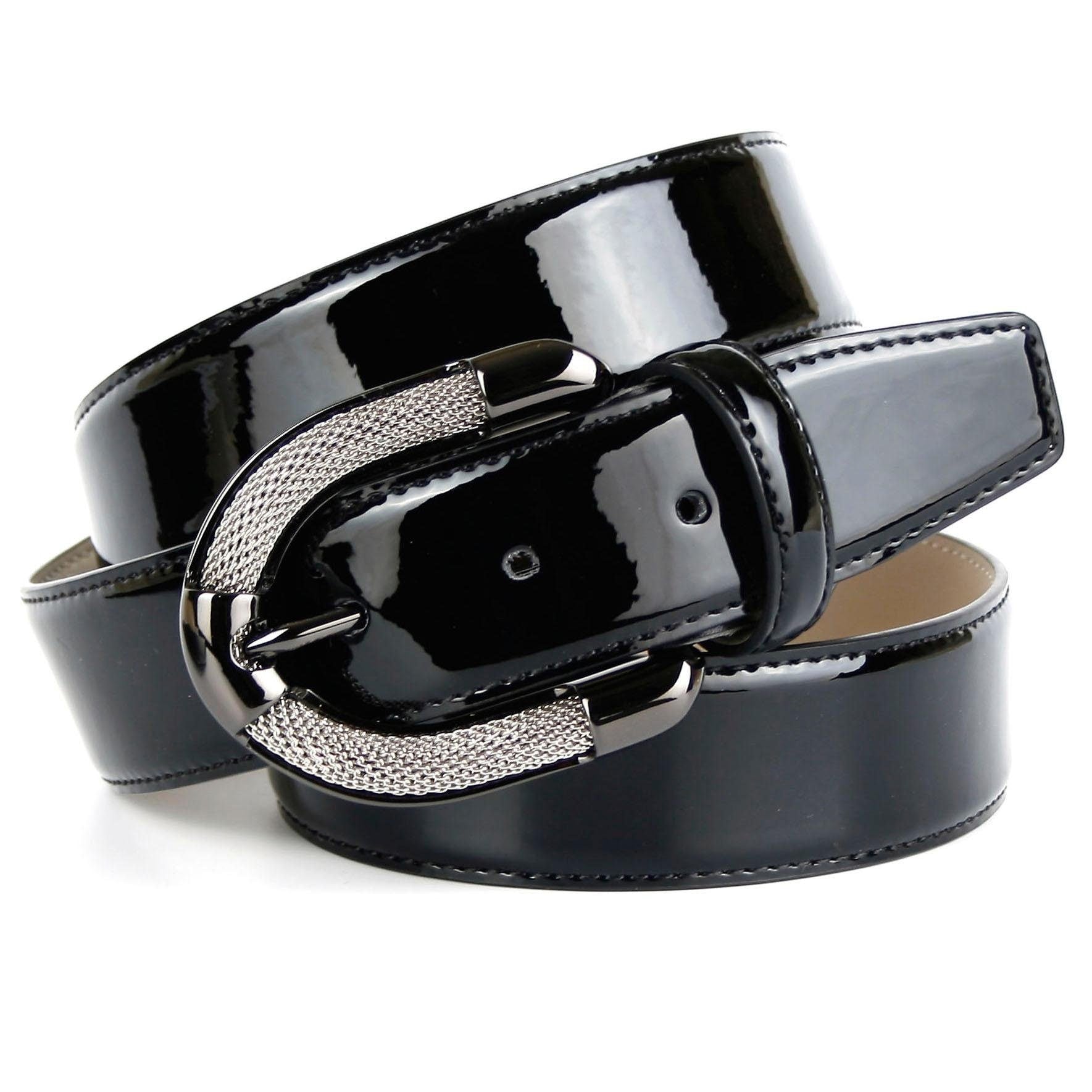 Anthoni Crown Ledergürtel, mit aufwendiger Schmuck-Schließe, Lackleder  online kaufen | BAUR