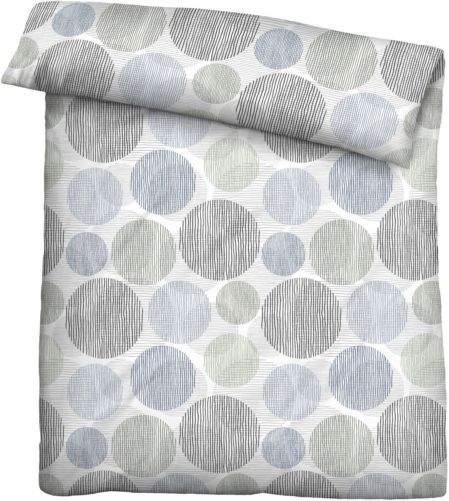 Castell - Markenbettwäsche Bettwäsche »0560988« 2 Stk. tlg. feiner Glanz + weicher Griff, pflegeleicht, ganzjährig einsetzbar, RV