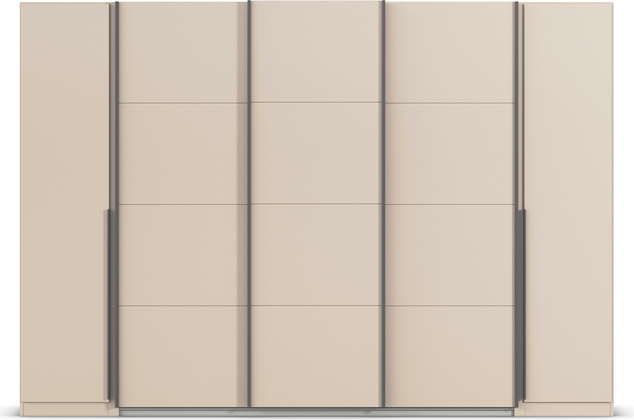 rauch Schwebetürenschrank »Agordo«, (im angesagten Mix aus Dreh- und Schwebetüren), optional mit Spiegel und zwei Griff-Farben MADE IN GERMANY