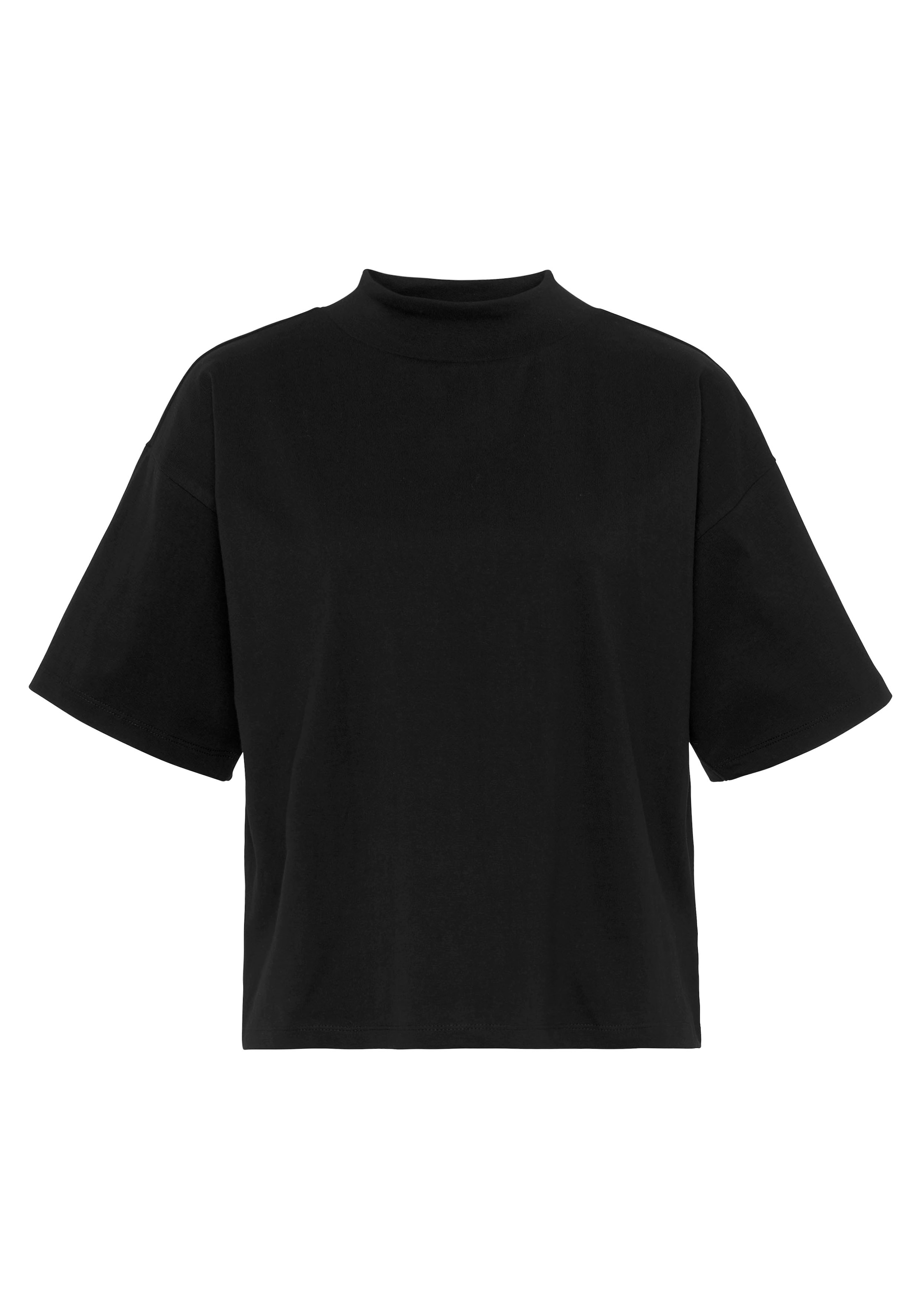 AJC Oversize-Shirt, mit modisch kaufen Rippen-Rundhalsausschnitt BAUR | für breitem